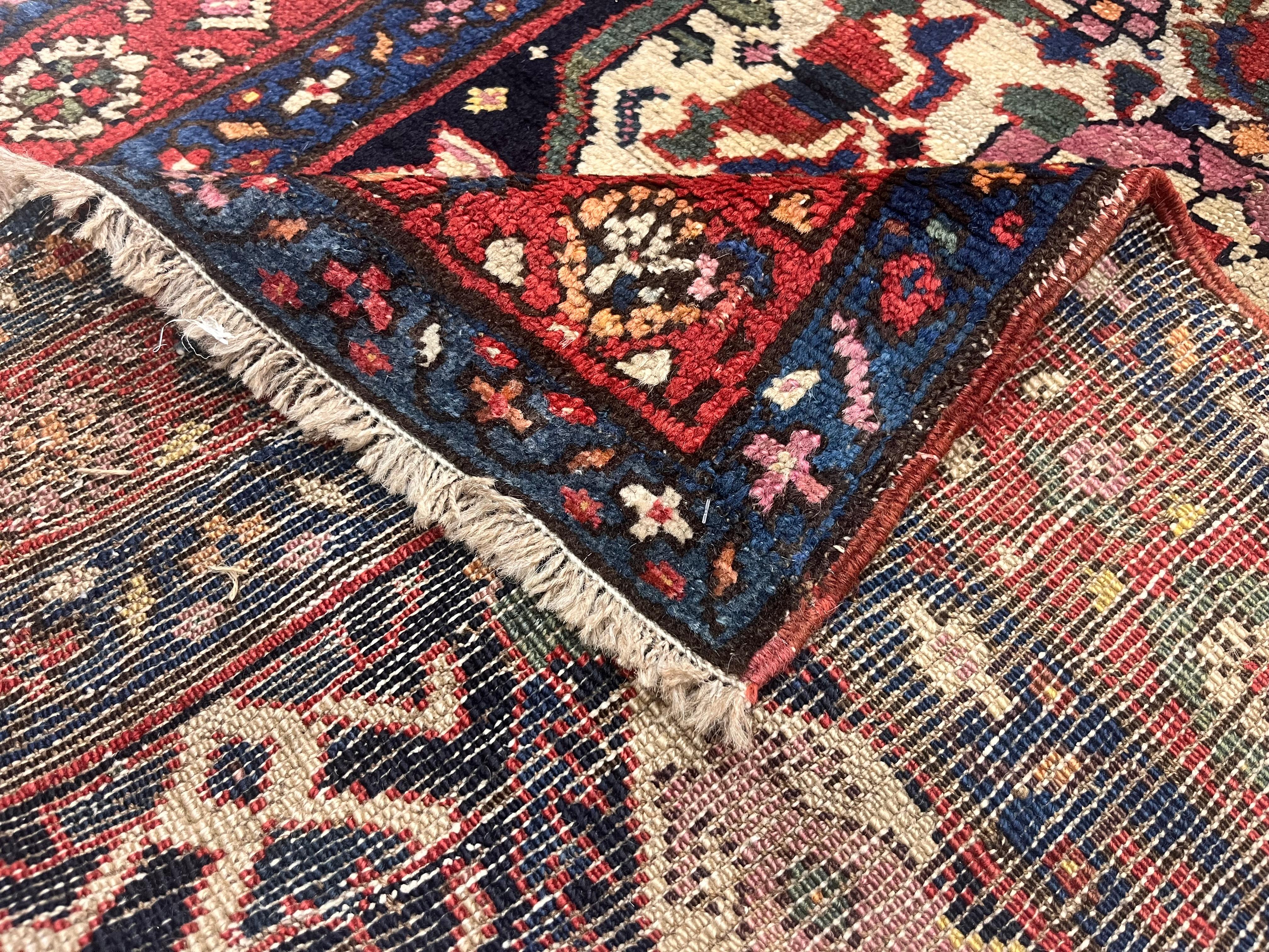 Antike persische Bakhshayesh lange Teppich 3'2