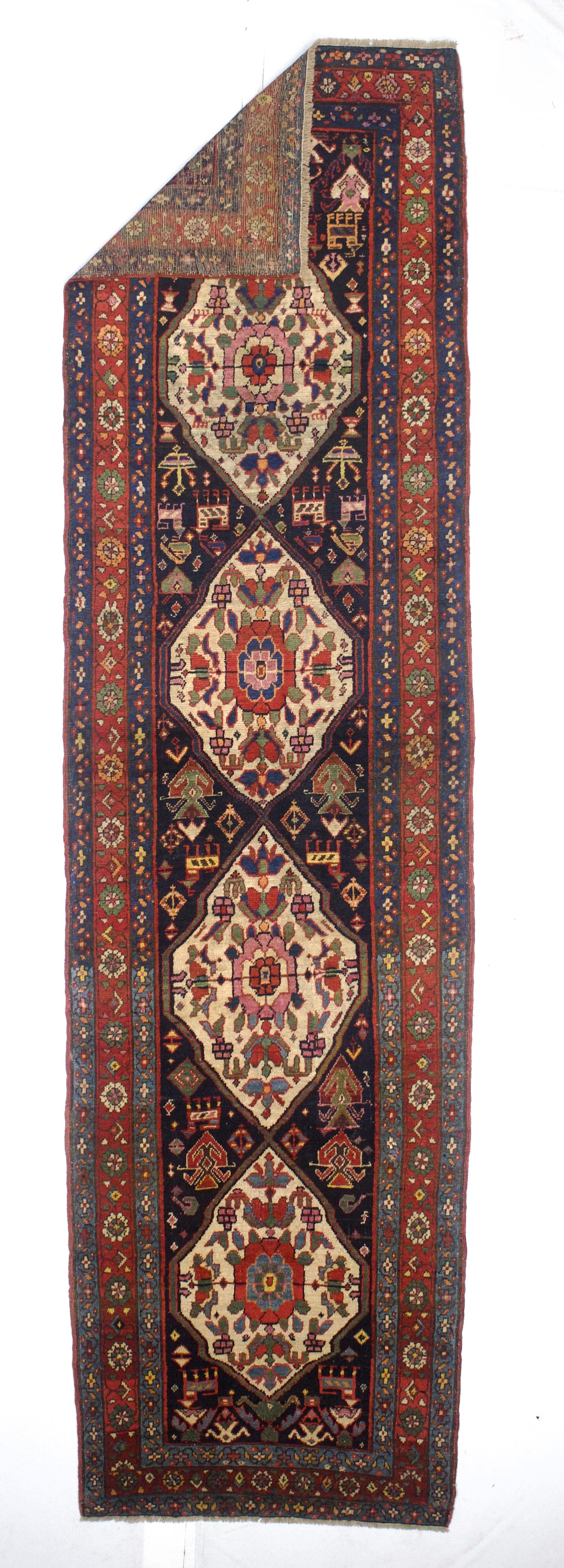 Antiker persischer Bakhshayesh Long Rug 3'2