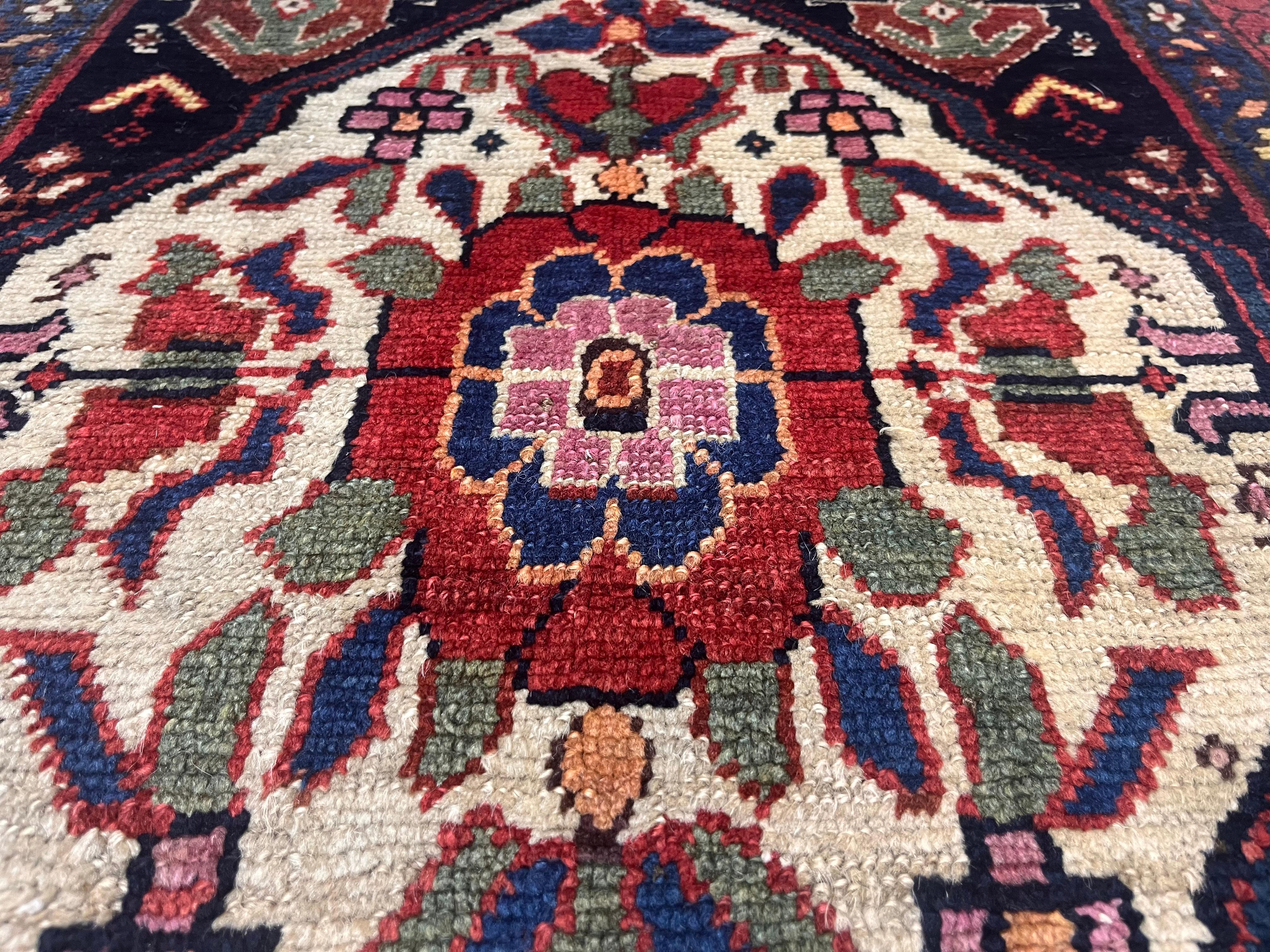 Antike persische Bakhshayesh lange Teppich 3'2