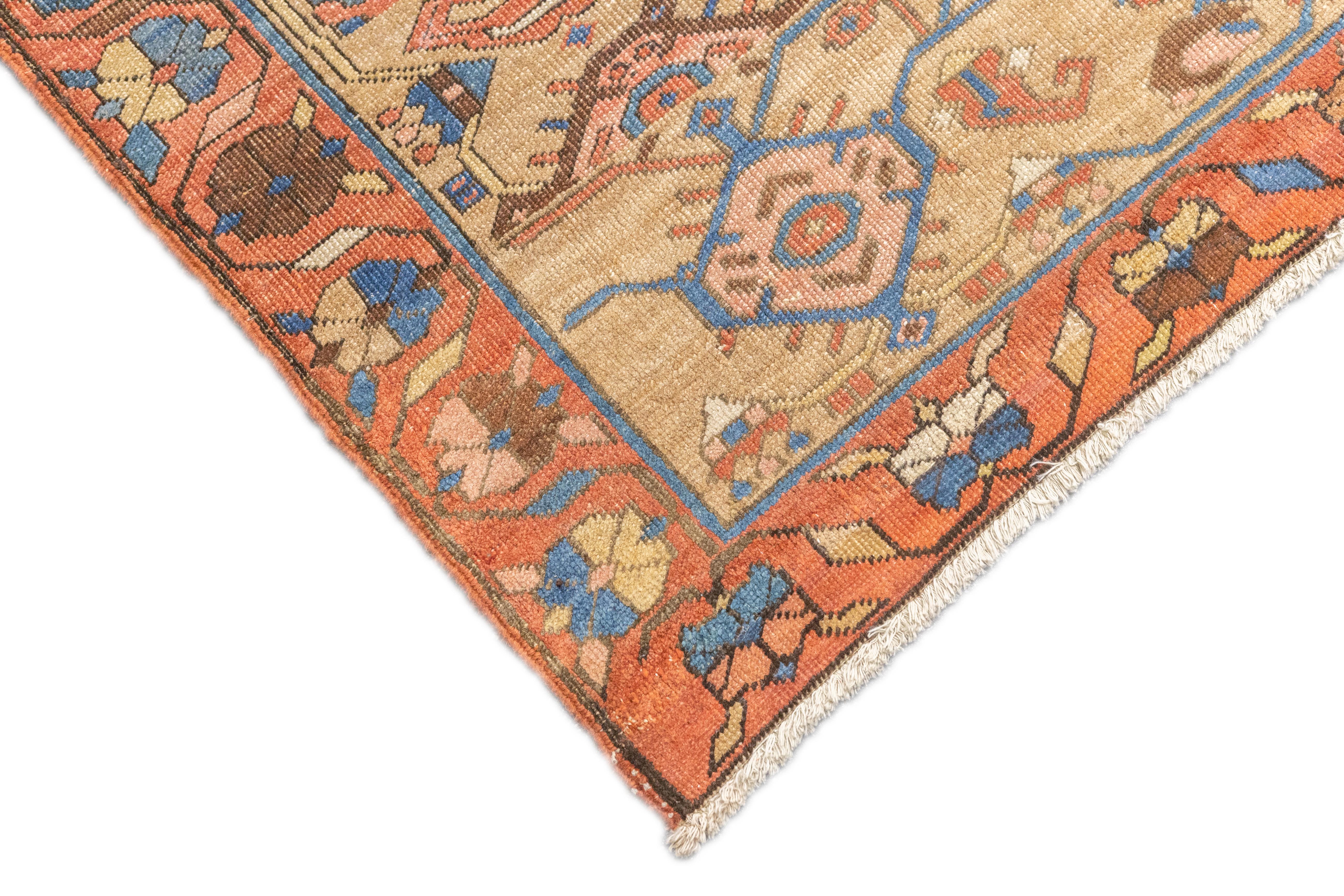 Antiker persischer Bakhshayeshesh-Teppich 10'10'' x 14'6'' (Persisch) im Angebot