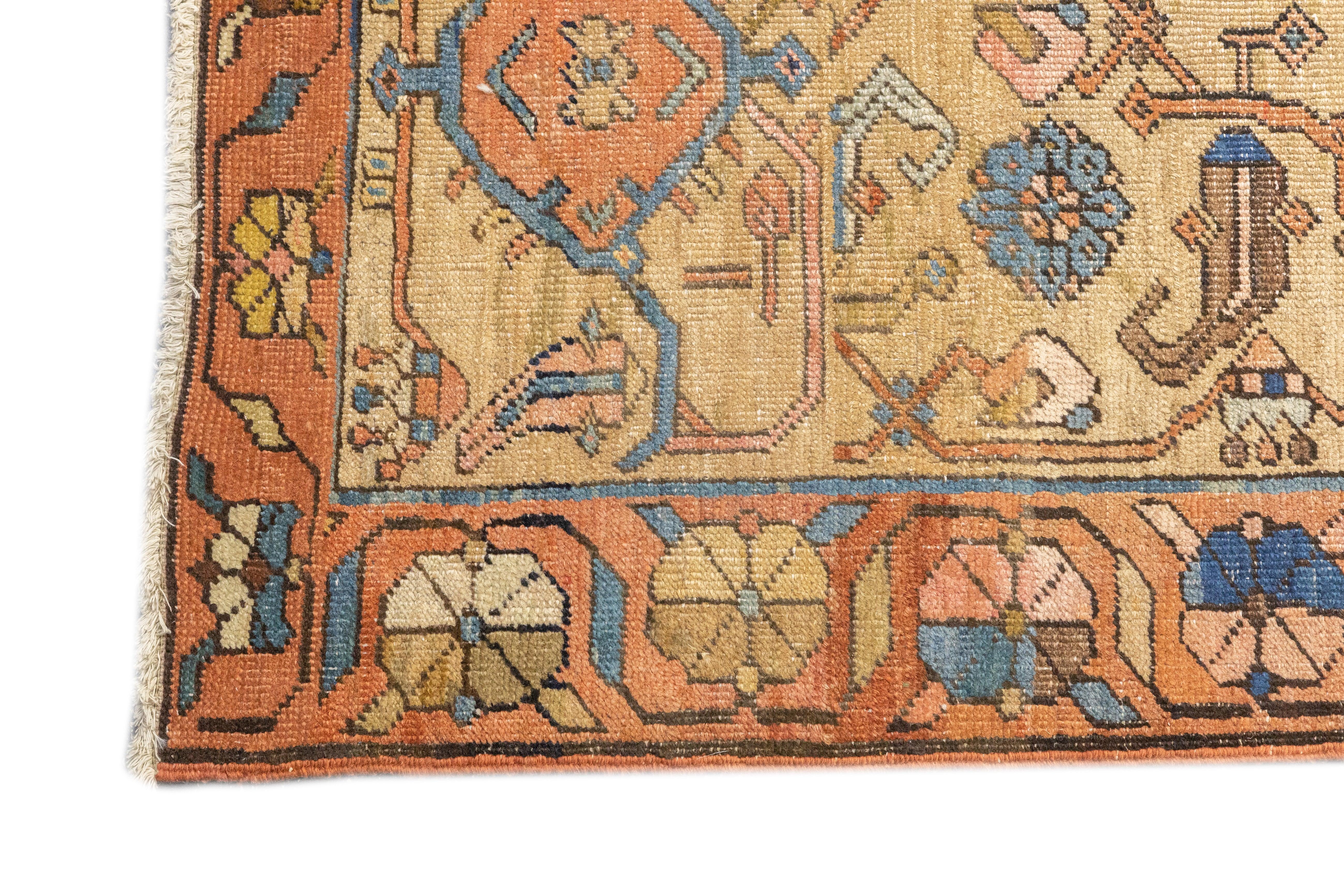 Antiker persischer Bakhshayeshesh-Teppich 10'10'' x 14'6'' im Angebot 2