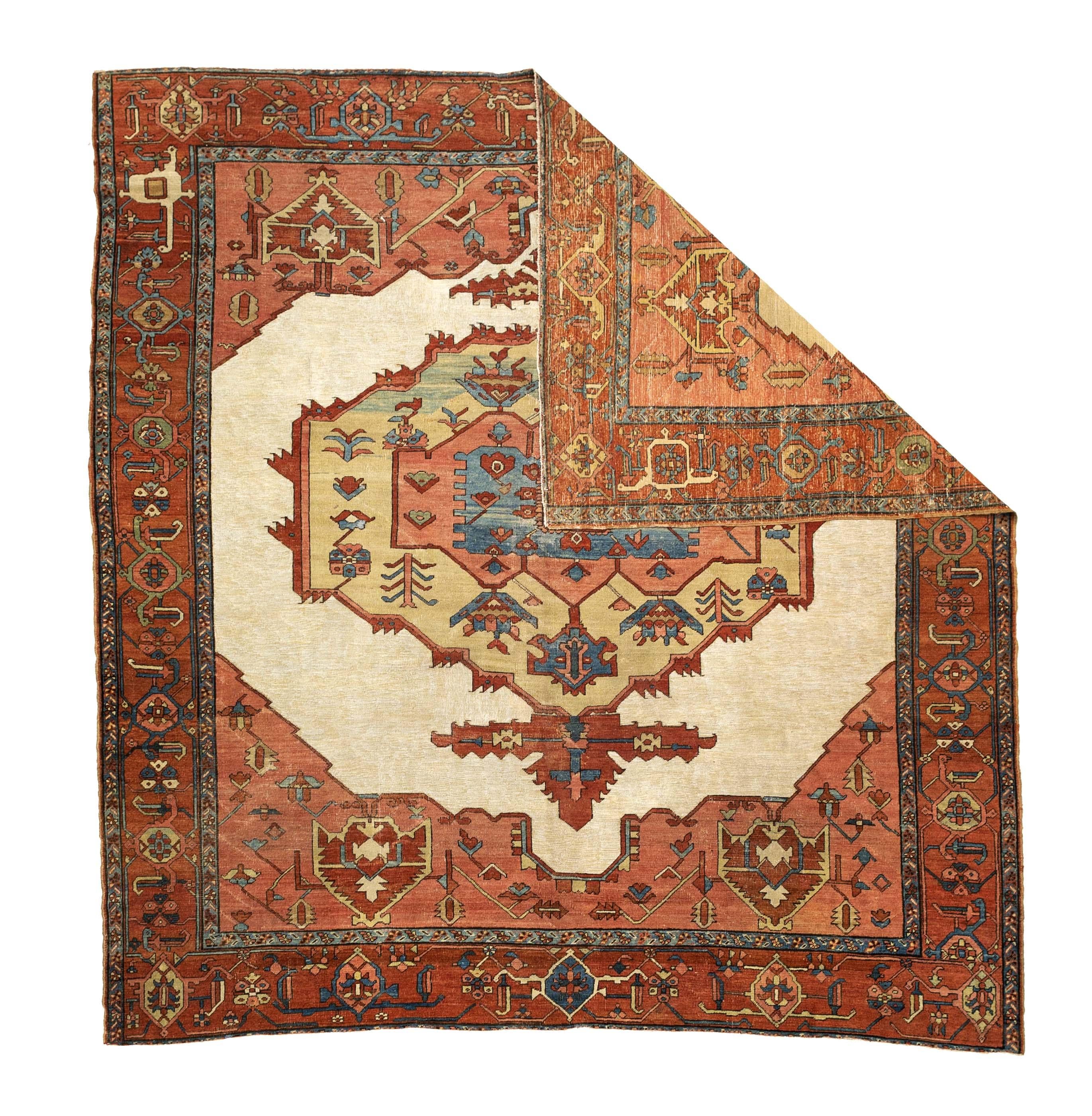 Antiker persischer Bakhshayesh-Teppich 10'3