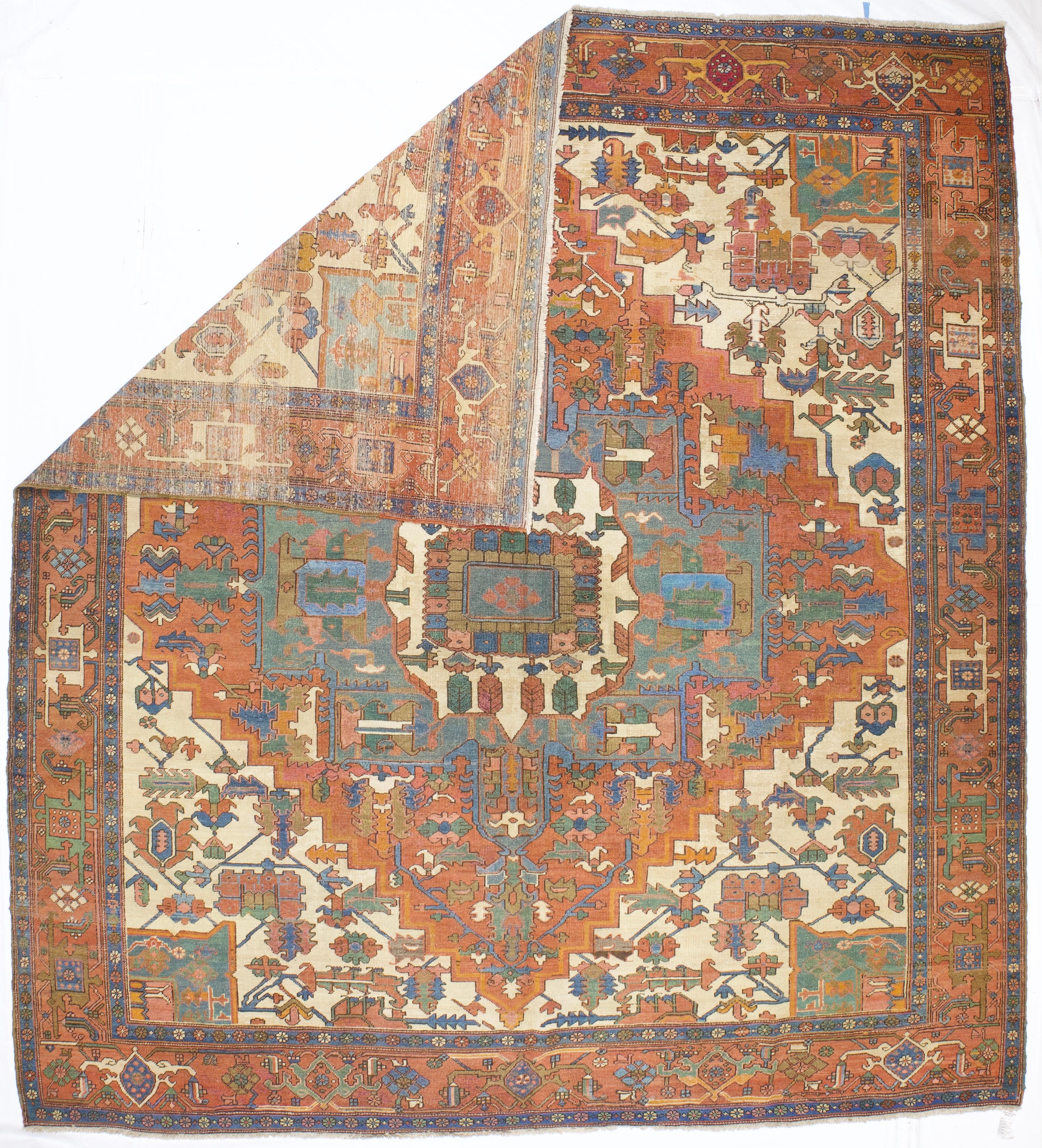 Antiker persischer Bakhshayesh-Teppich 10'6