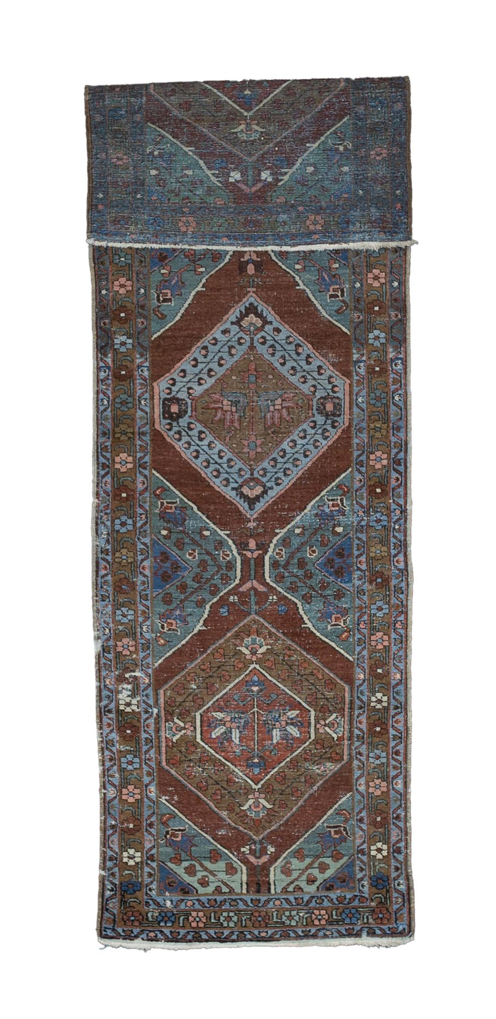 Antiker persischer Bakhshayesh-Teppich 2'9