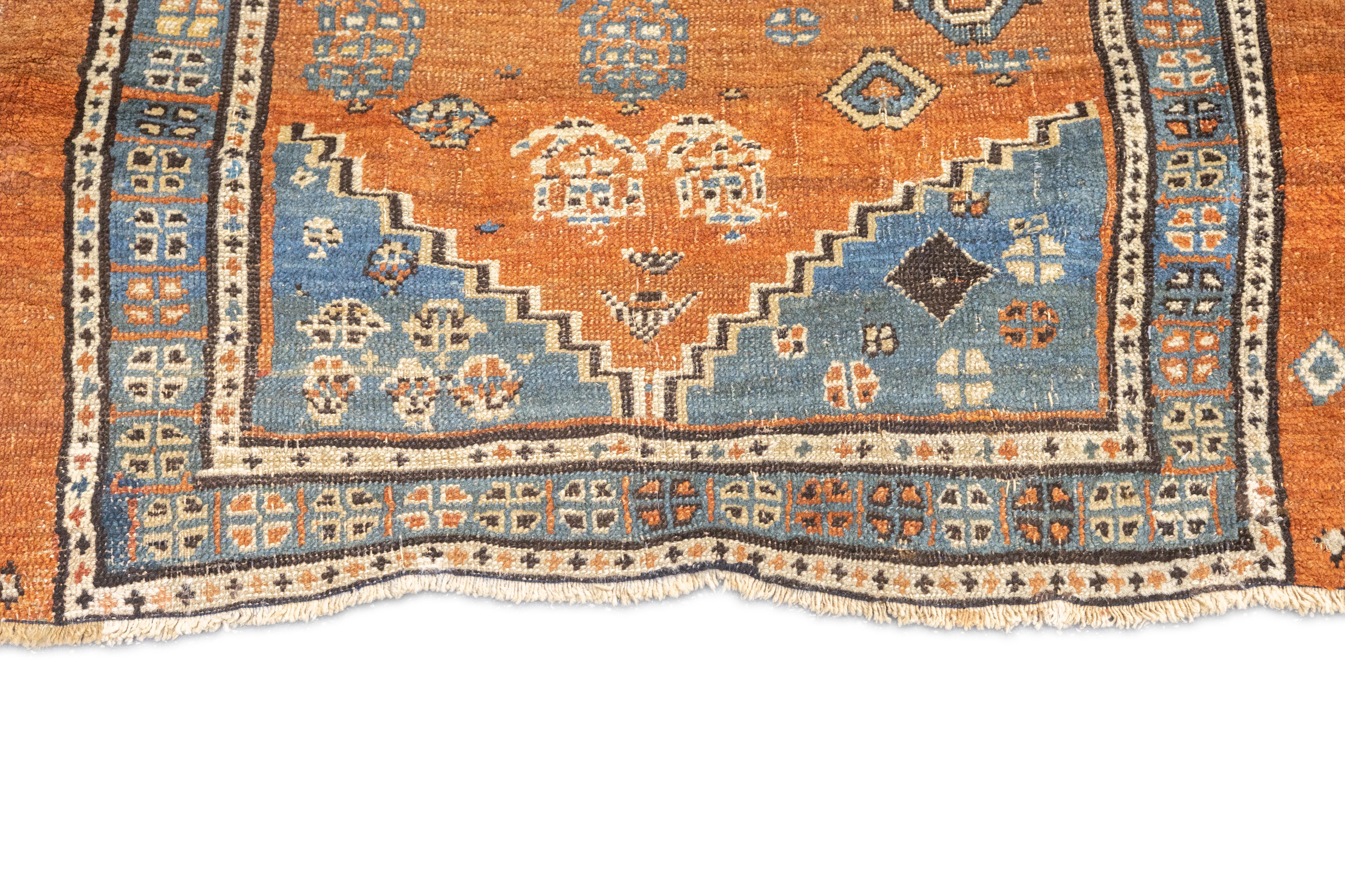 19th Century Antique Persian Bakhshayesh Rug 3'0