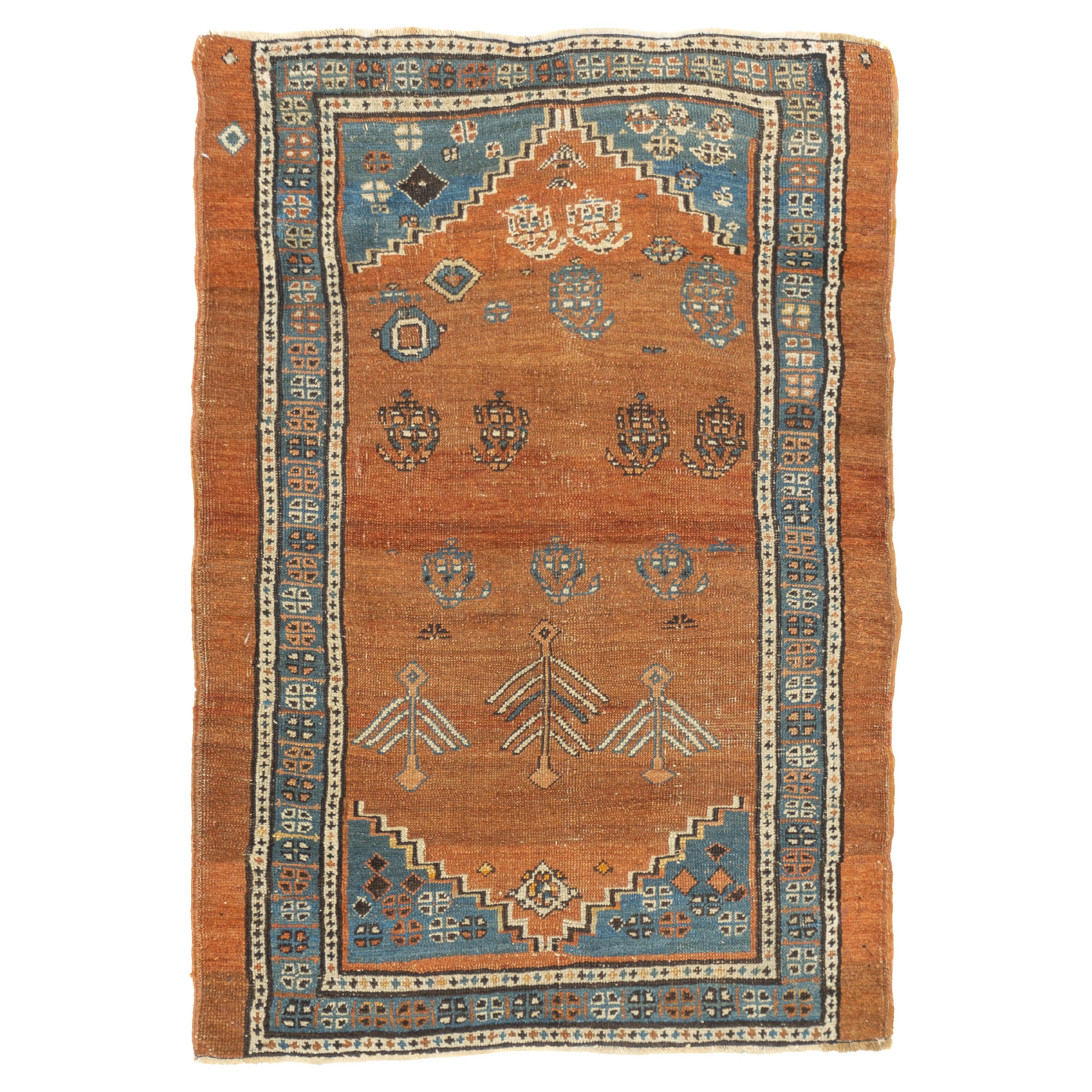 Antique Persian Bakhshayesh Rug 3'0" x 4'5'' For Sale