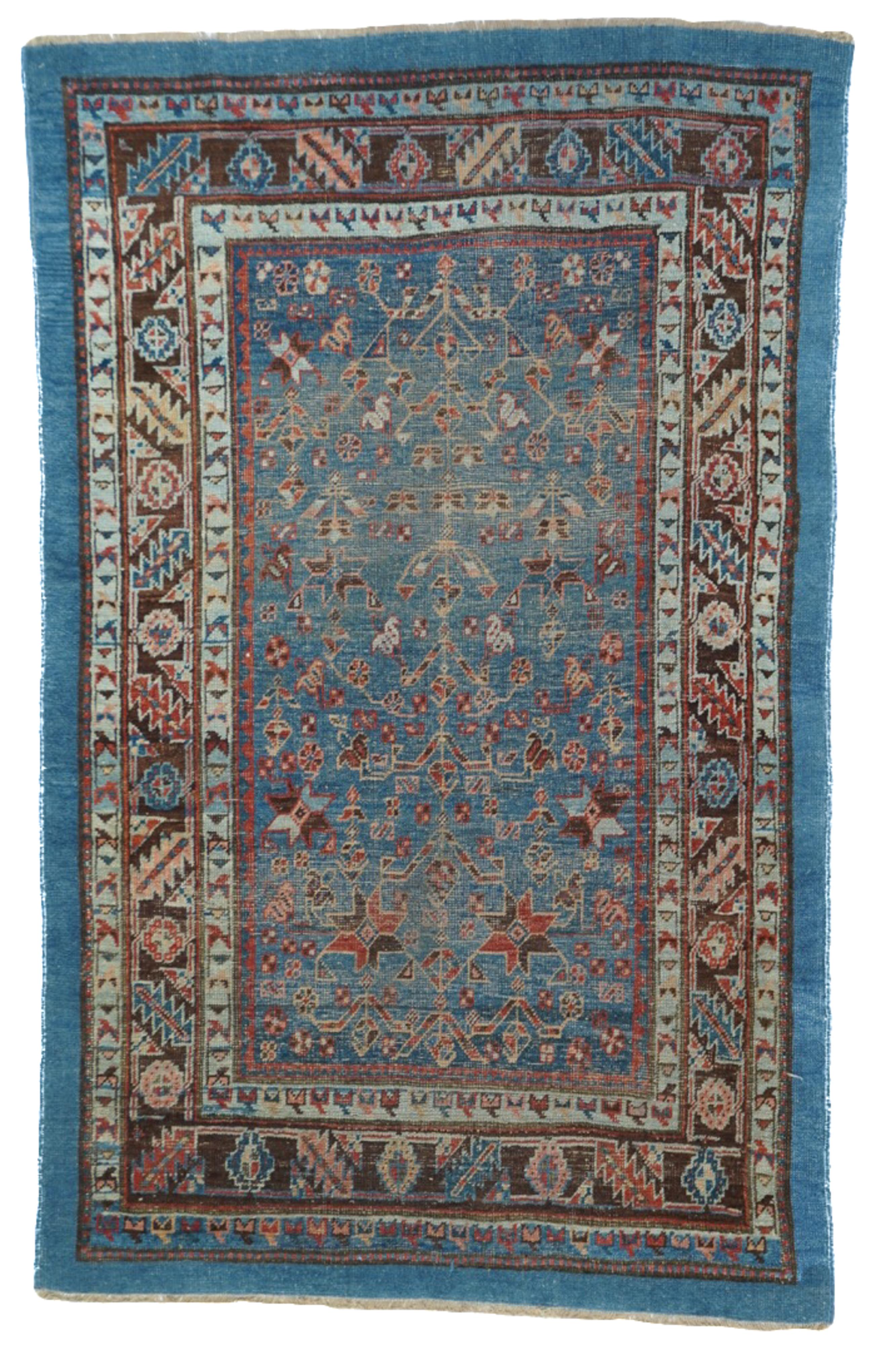 Tappeto antico persiano Bakhshayesh 4'0