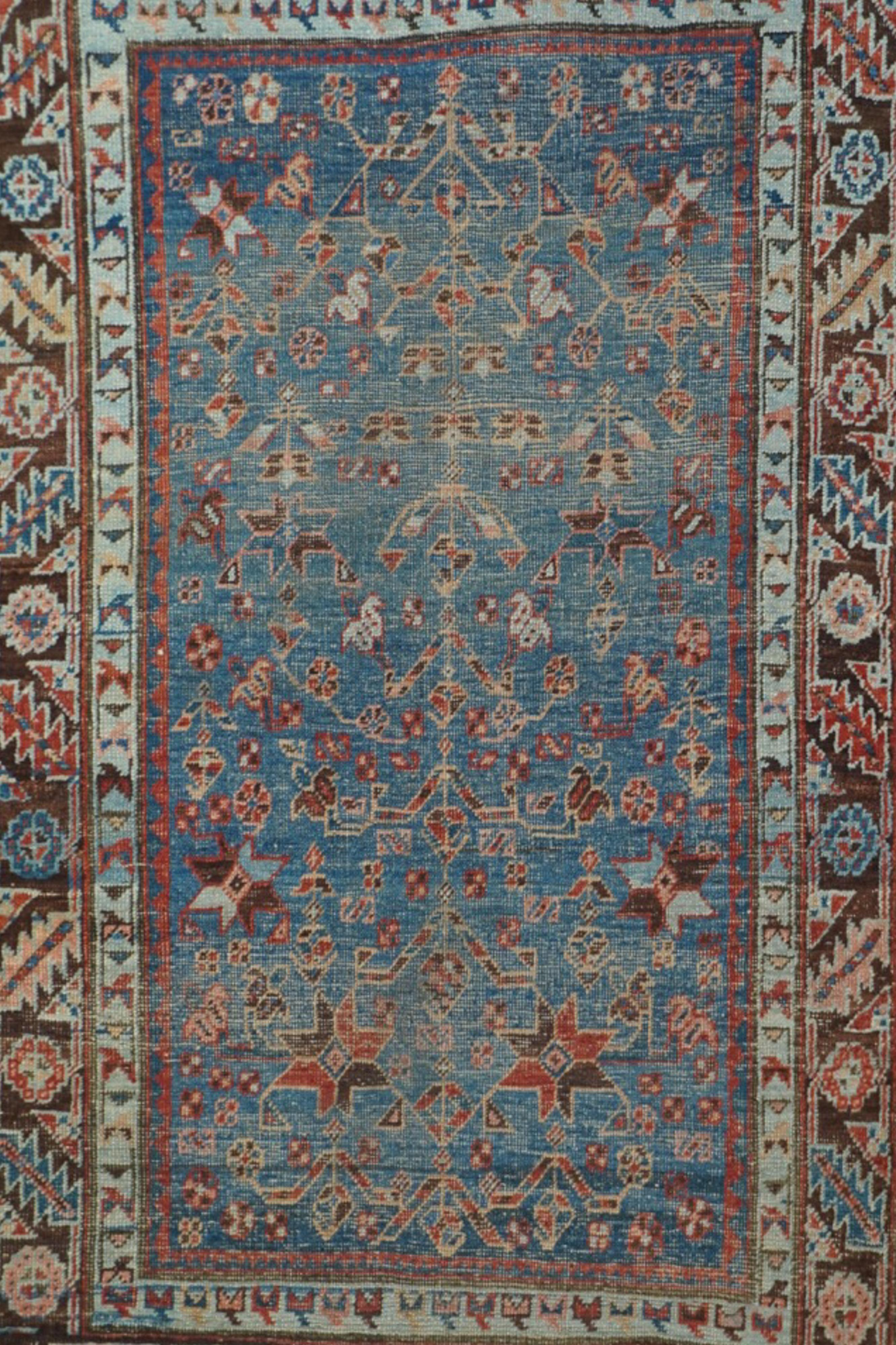 Tappeto antico persiano Bakhshayesh 4'0