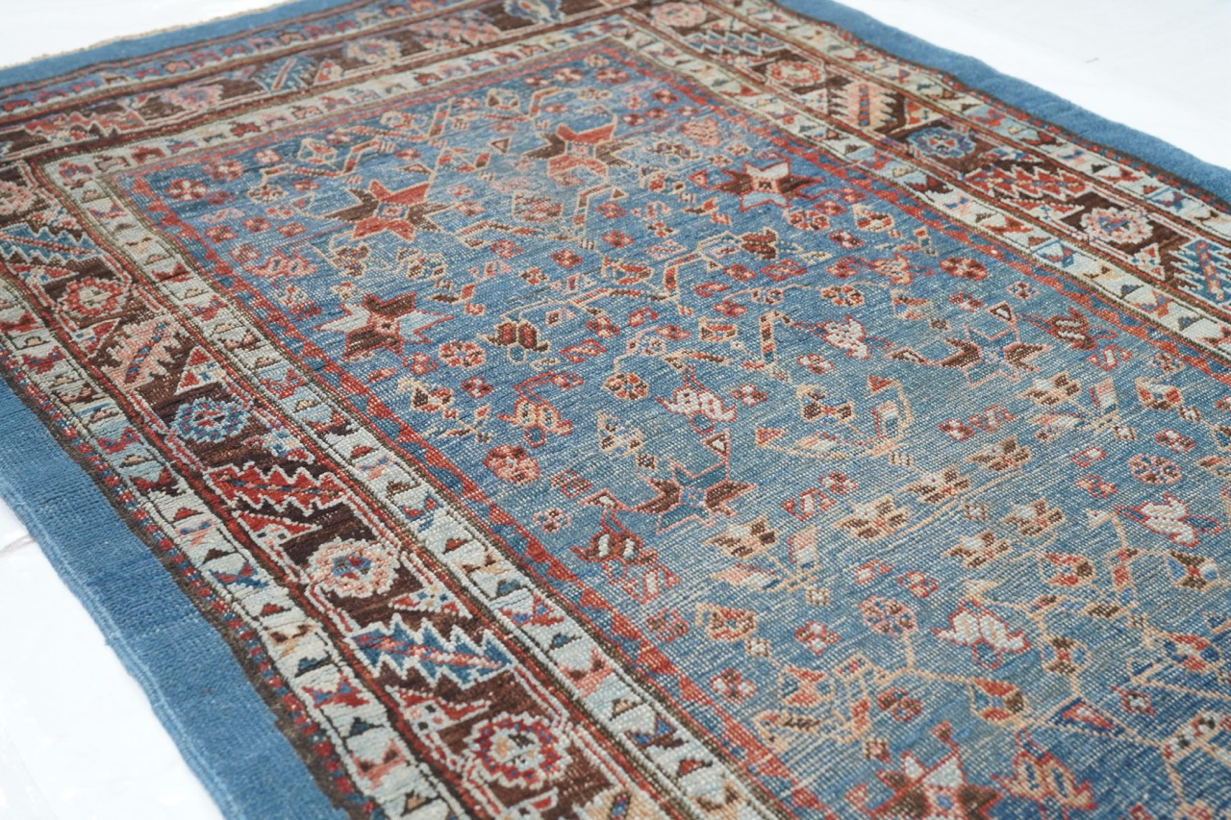 Tappeto antico persiano Bakhshayesh 4'0