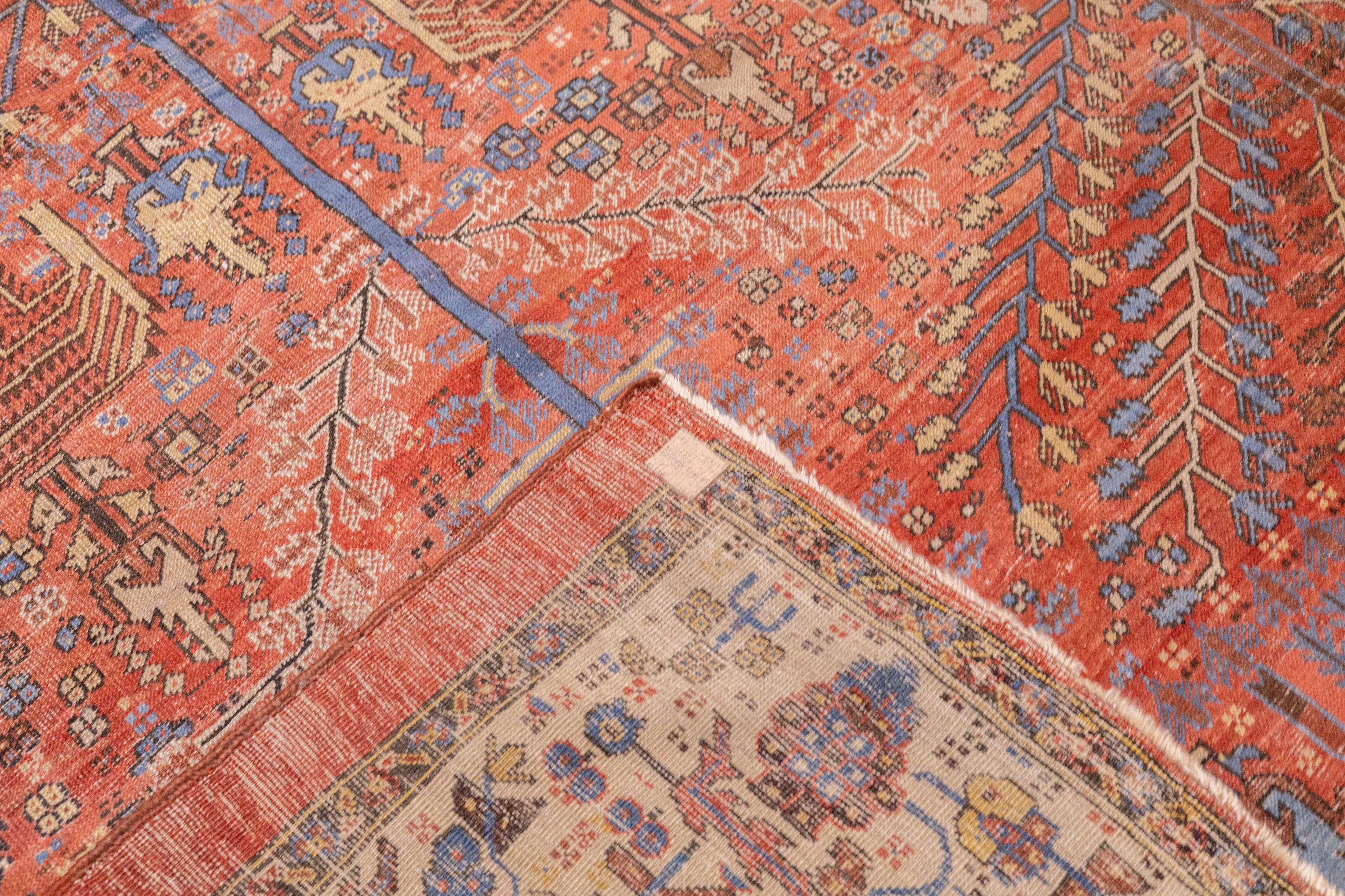 Antiker persischer Bakhshayesh-Teppich 9'5'' x 11'4'' im Angebot 2