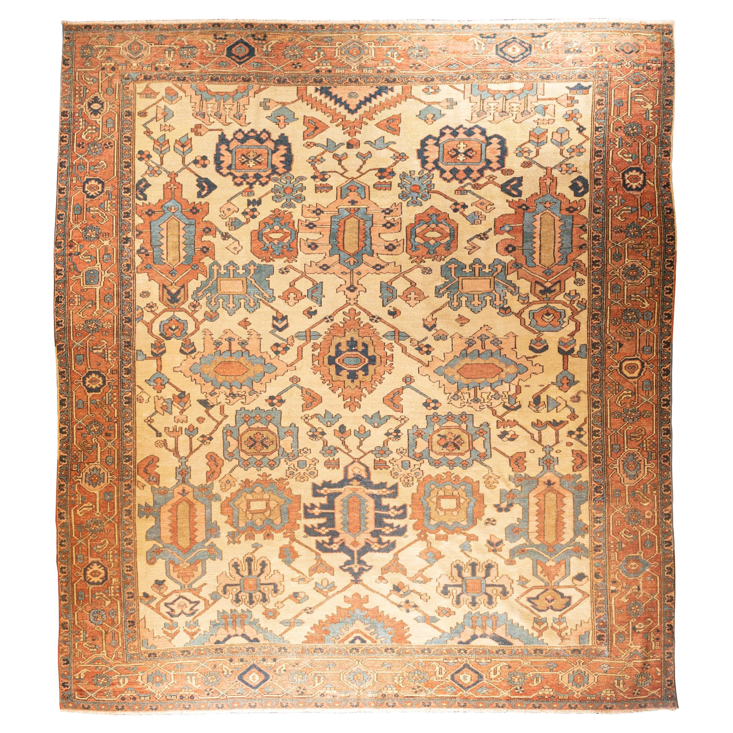 Tapis persan antique Bakhshayesh 9'6" x 10'9