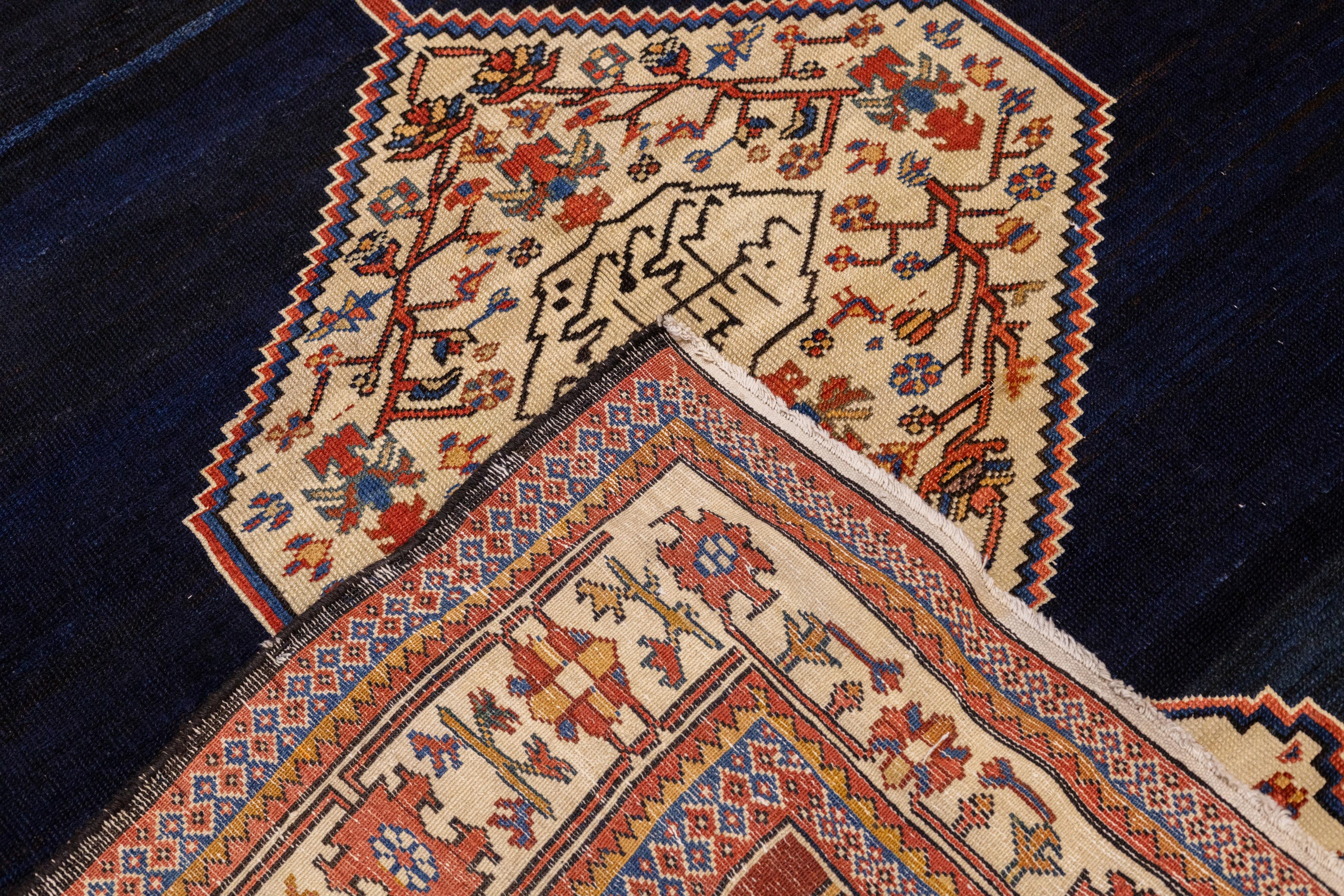 Antique Persian Bakhshayesh Rug 9'8'' x 11'6'' For Sale 5