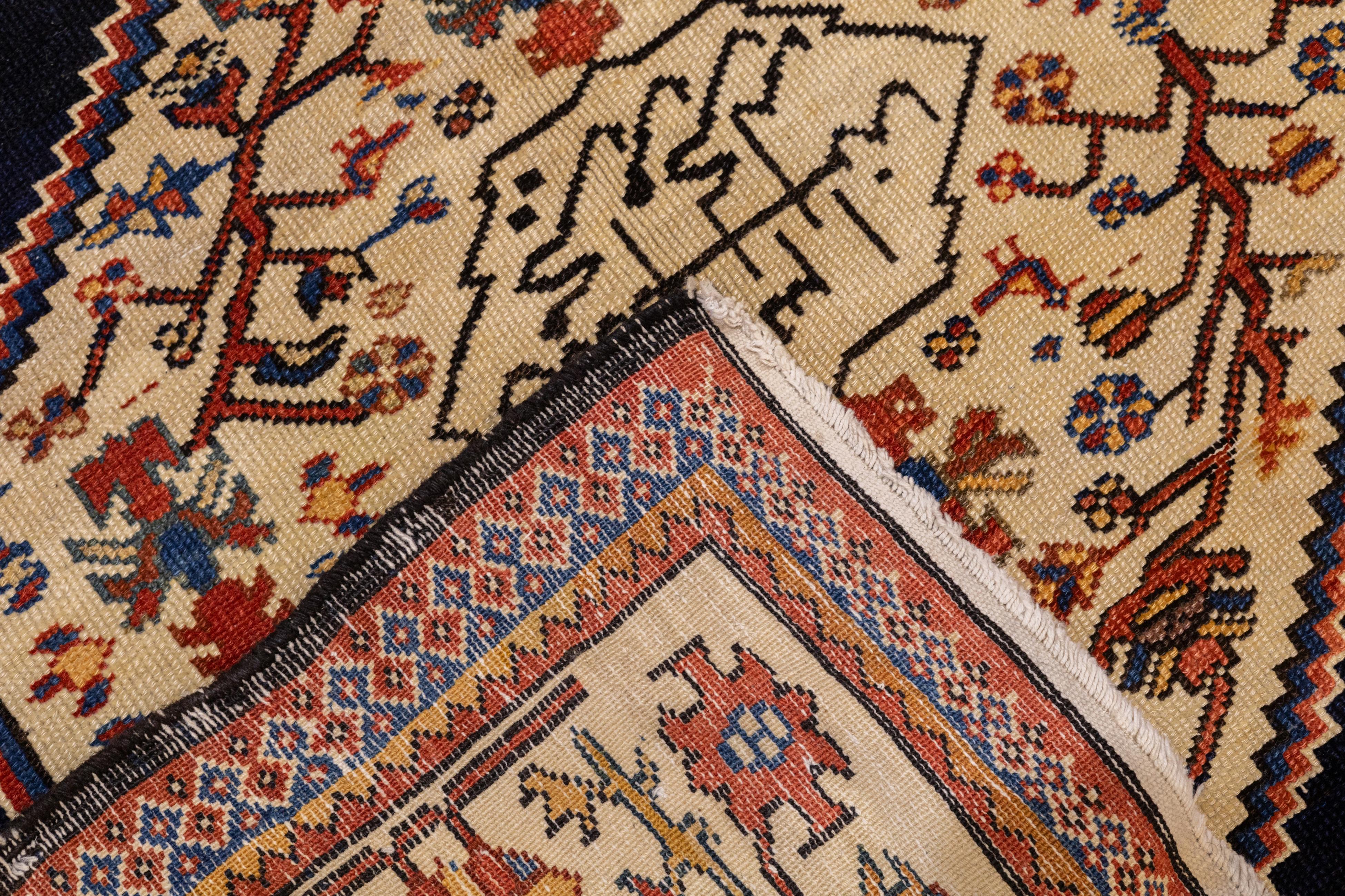 Antique Persian Bakhshayesh Rug 9'8'' x 11'6'' For Sale 4