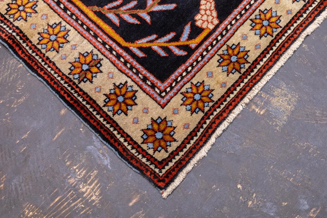 Antike persische Bakhshayesh ungewöhnlich Baum Design Teppich 4'2