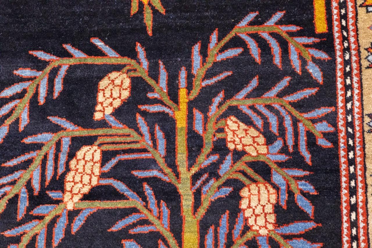Antike persische Bakhshayesh ungewöhnlich Baum Design Teppich 4'2