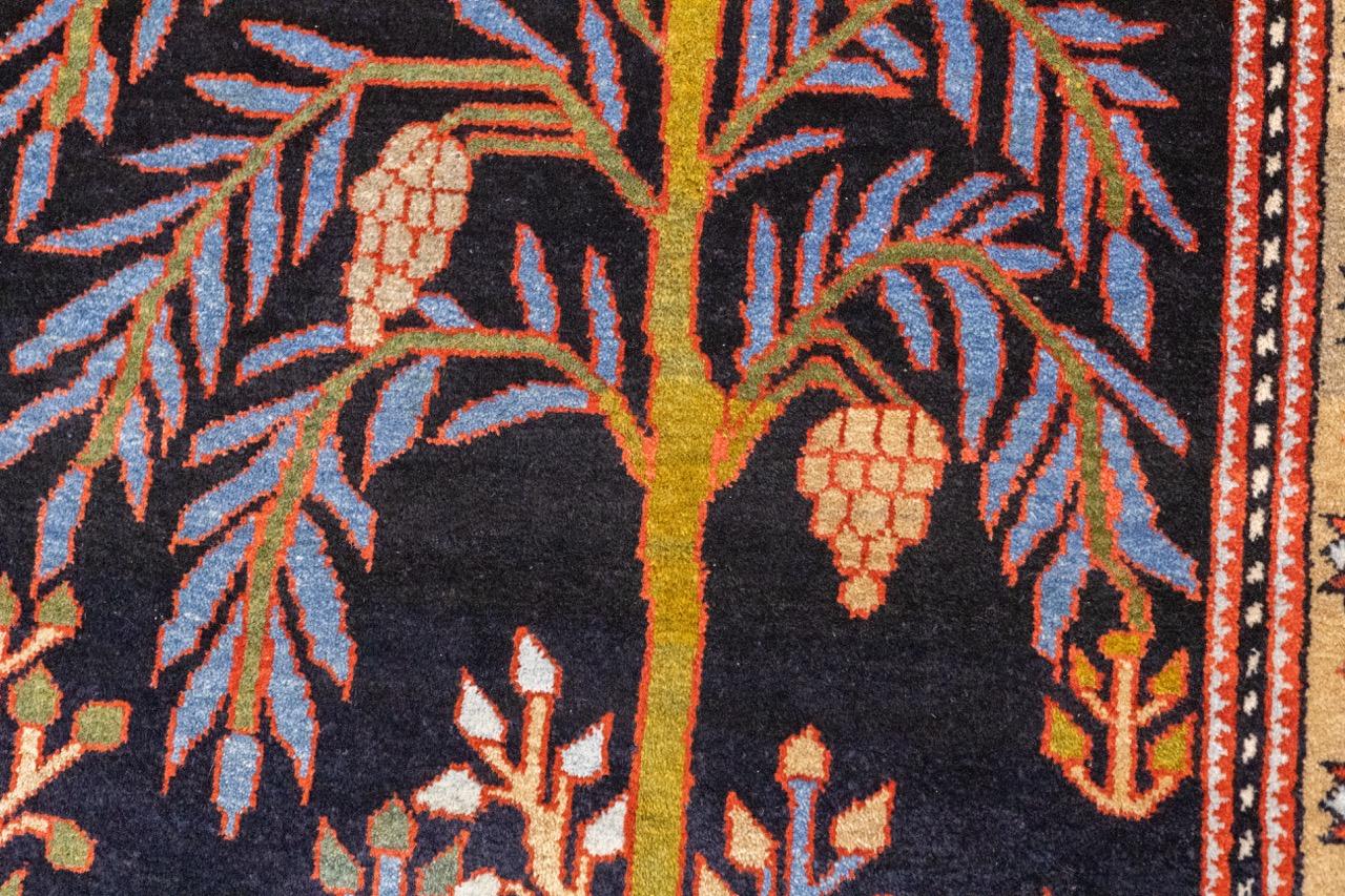 Antike persische Bakhshayesh ungewöhnlich Baum Design Teppich 4'2