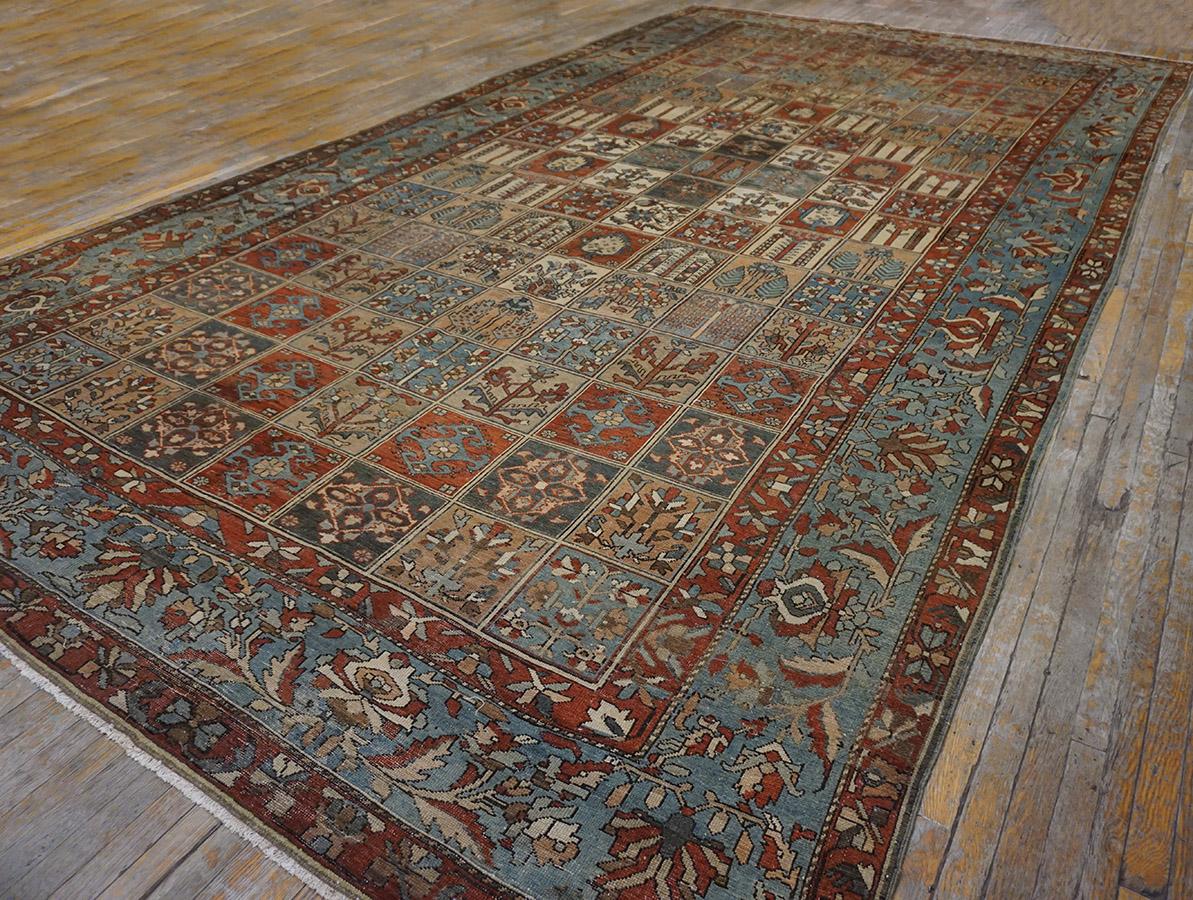 Antique Persian Bakhtiar Rug  10' 4