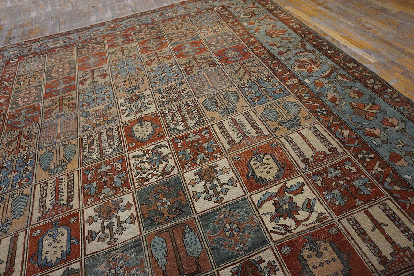 Antique Persian Bakhtiar Rug  10' 4