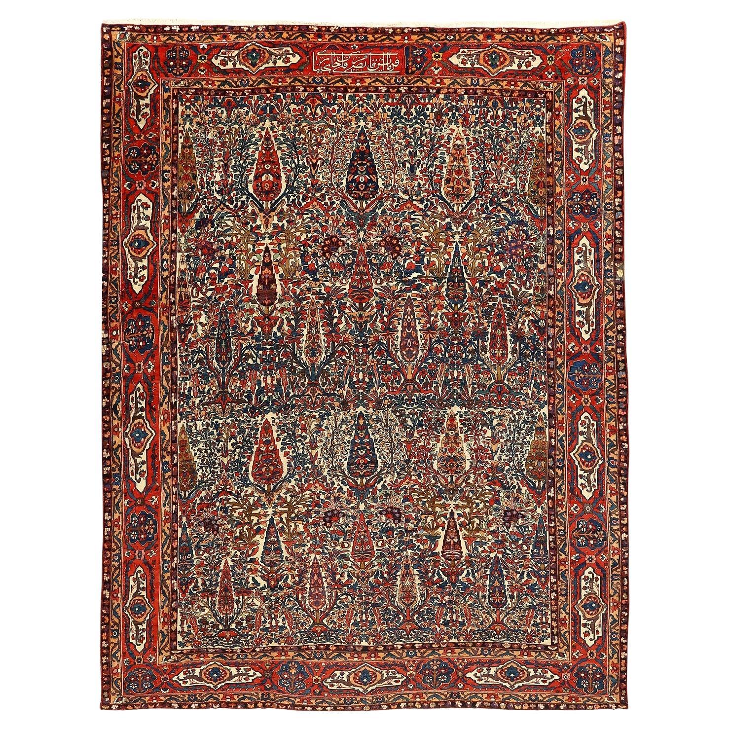 Tapis persan ancien Bakhtiar - Taille : 19'6 X 14'10