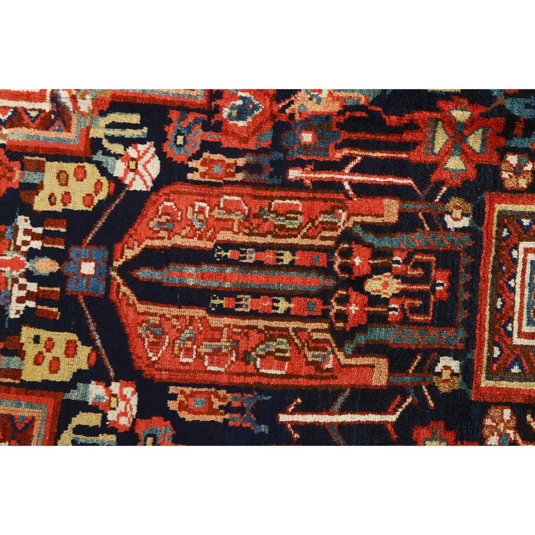 Antiker persischer Bakhtiar-Teppich - Größe: 8'4x5'2 (Handgeknüpft) im Angebot