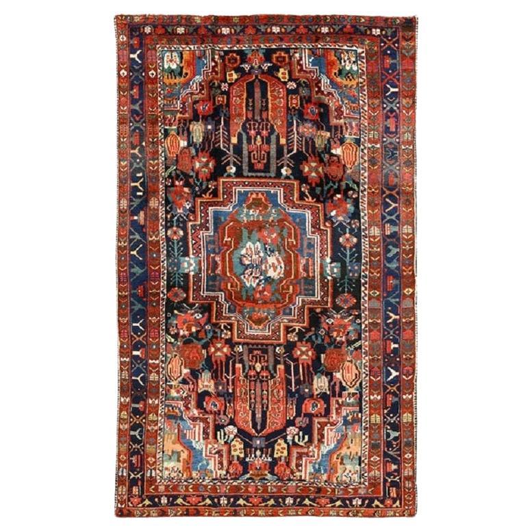 Antiker persischer Bakhtiar-Teppich - Größe: 8'4x5'2