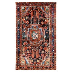 Antique Persian Bakhtiar Rug - Size: 8'4x5'2