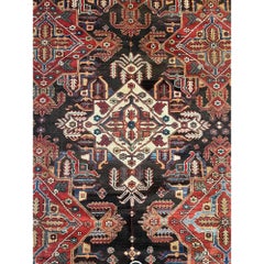 Antique Persian Bakhtiar Rug With Geometric Medallion - 16'5'' X 10'8''