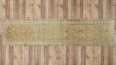 Antique Persian Bakhtiari Cypress Tree Runner with British Colonial Style