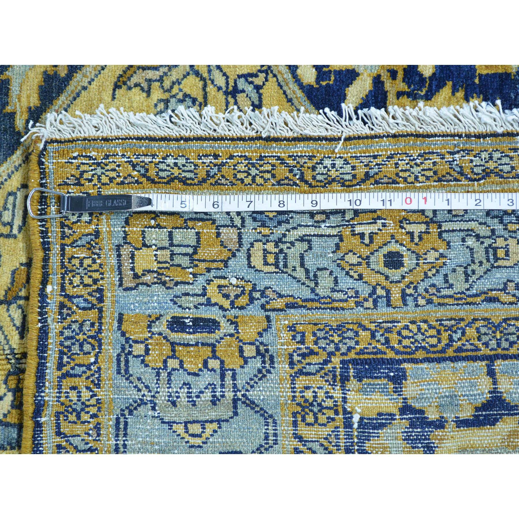 Hand-Knotted Antique Persian Bakhtiari Excellent Condition Wide Runner Oriental Rug For Sale