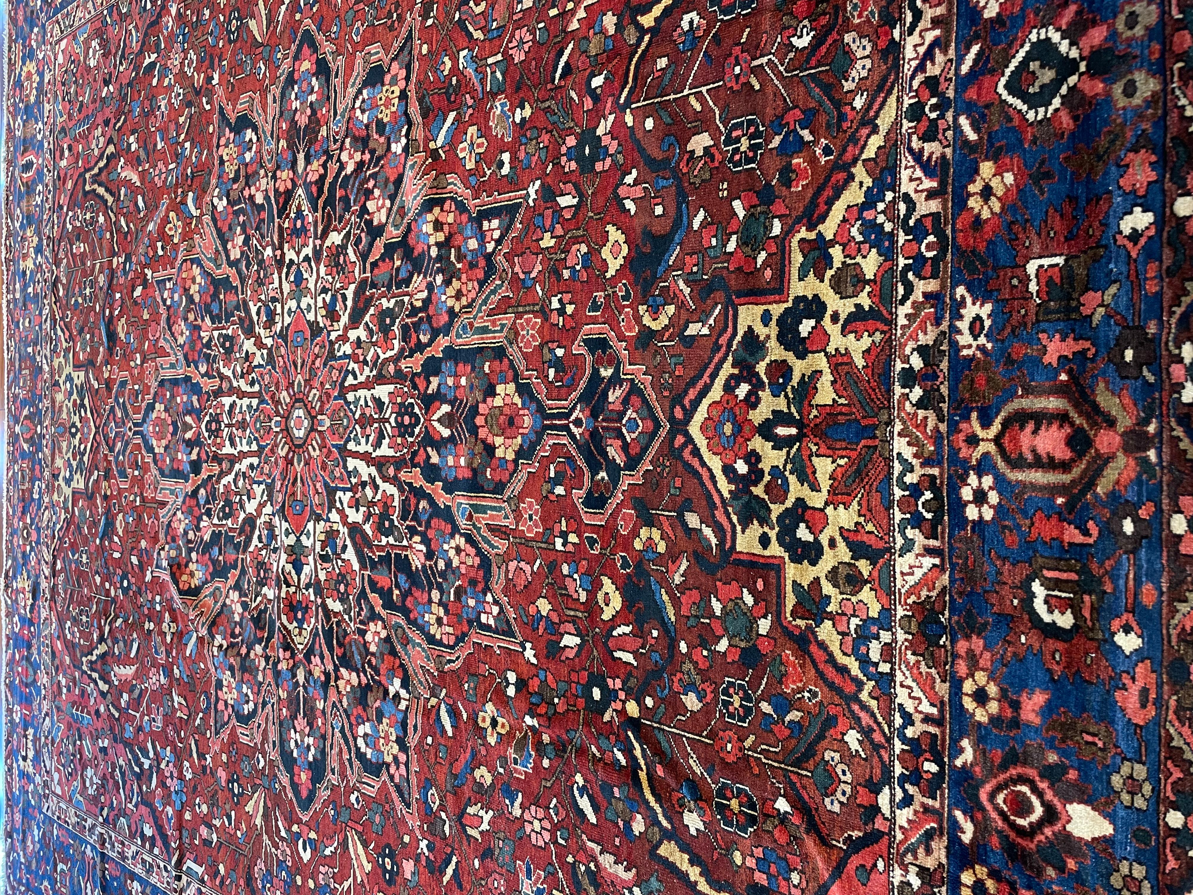 Mid-20th Century Antique Persian Bakhtiari 12' 11