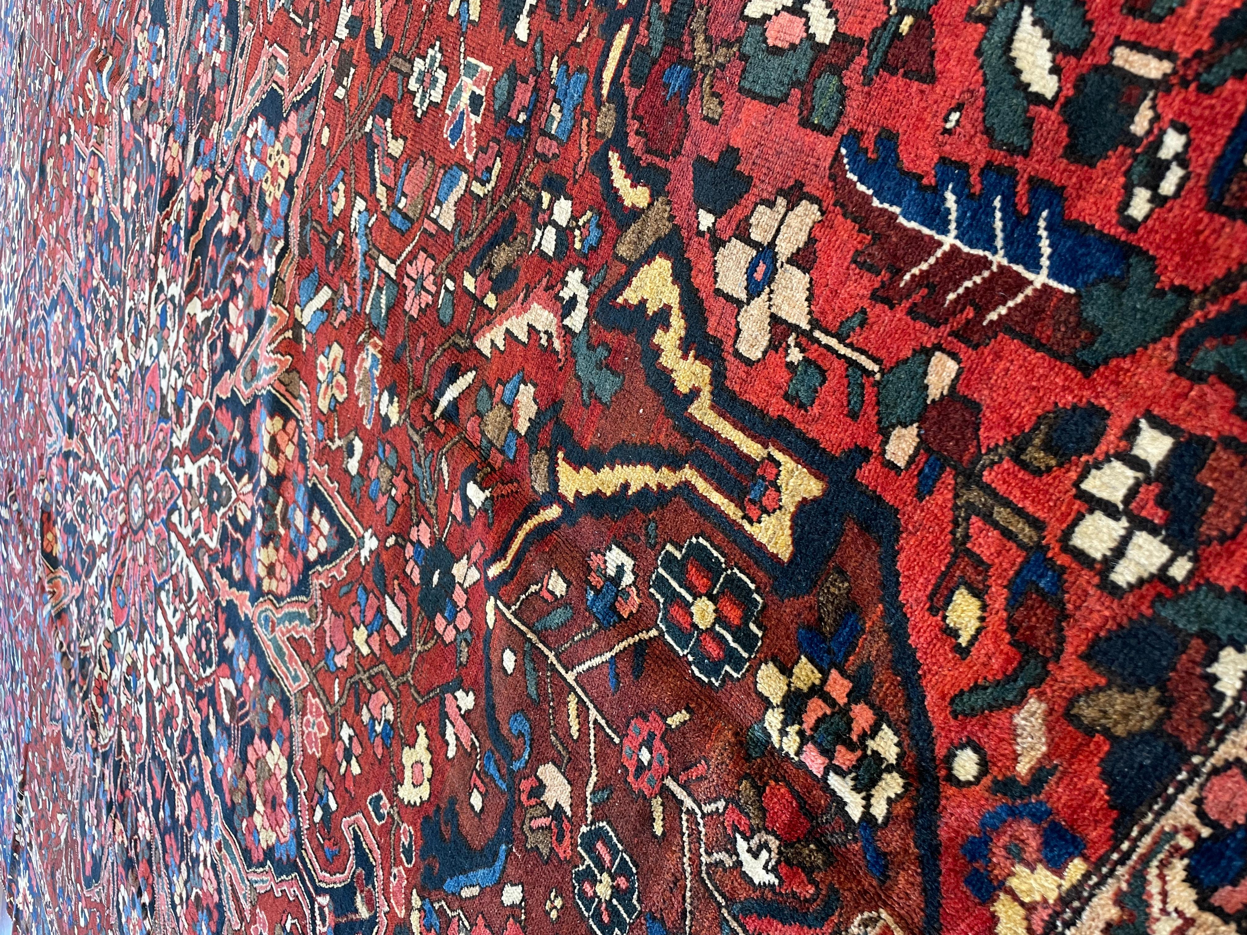Wool Antique Persian Bakhtiari 12' 11
