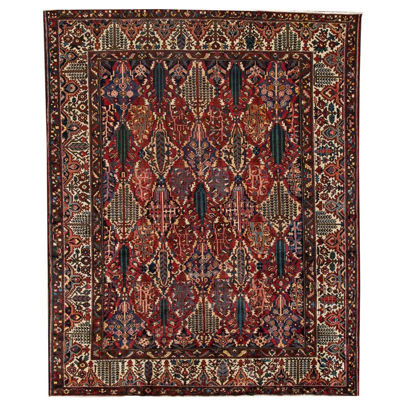 Maroon Rug - 35 For Sale on 1stDibs | maroon rugs, maroon and gold rug ...