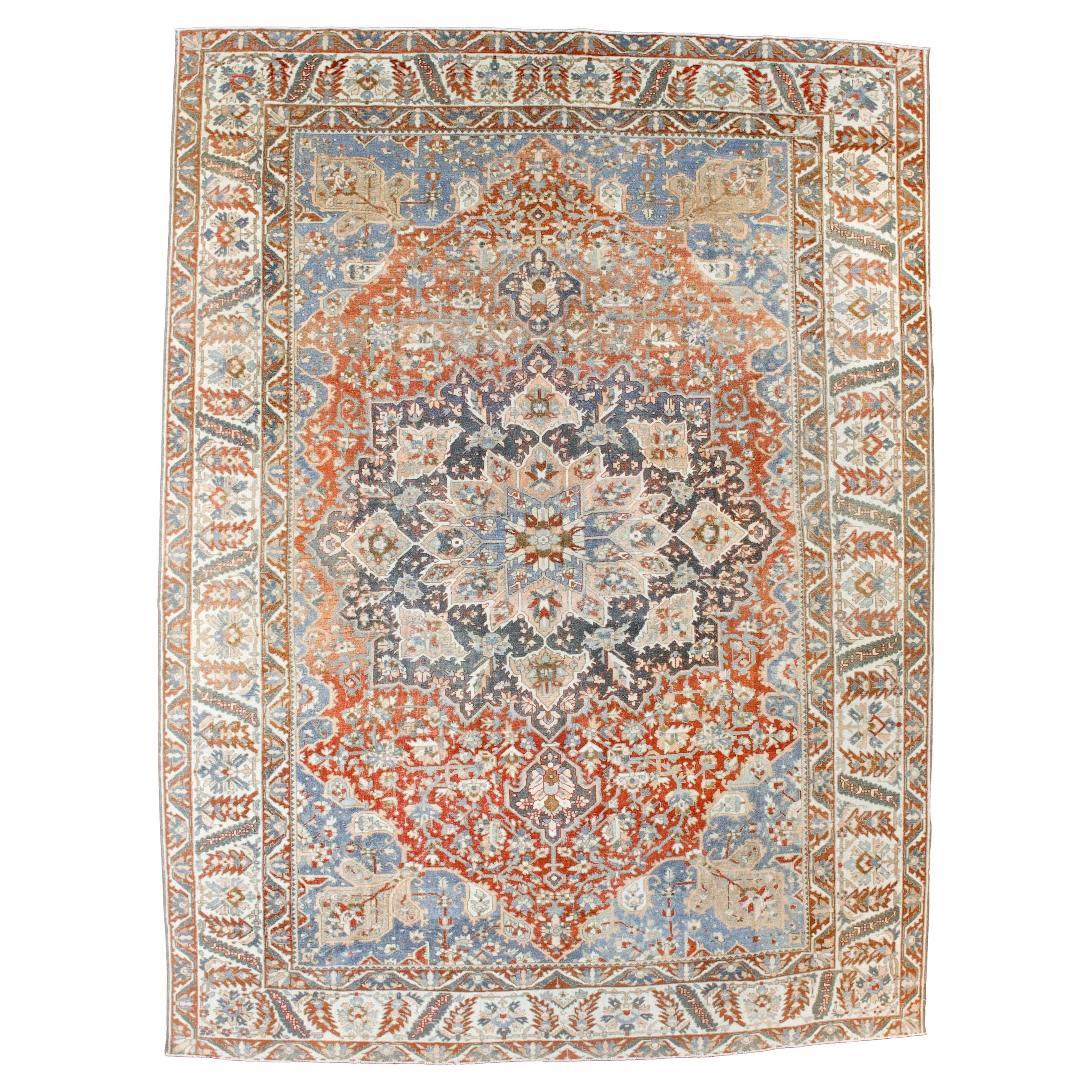 Tappeto antico persiano Bakhtiari 10'9" x 14'4" in vendita