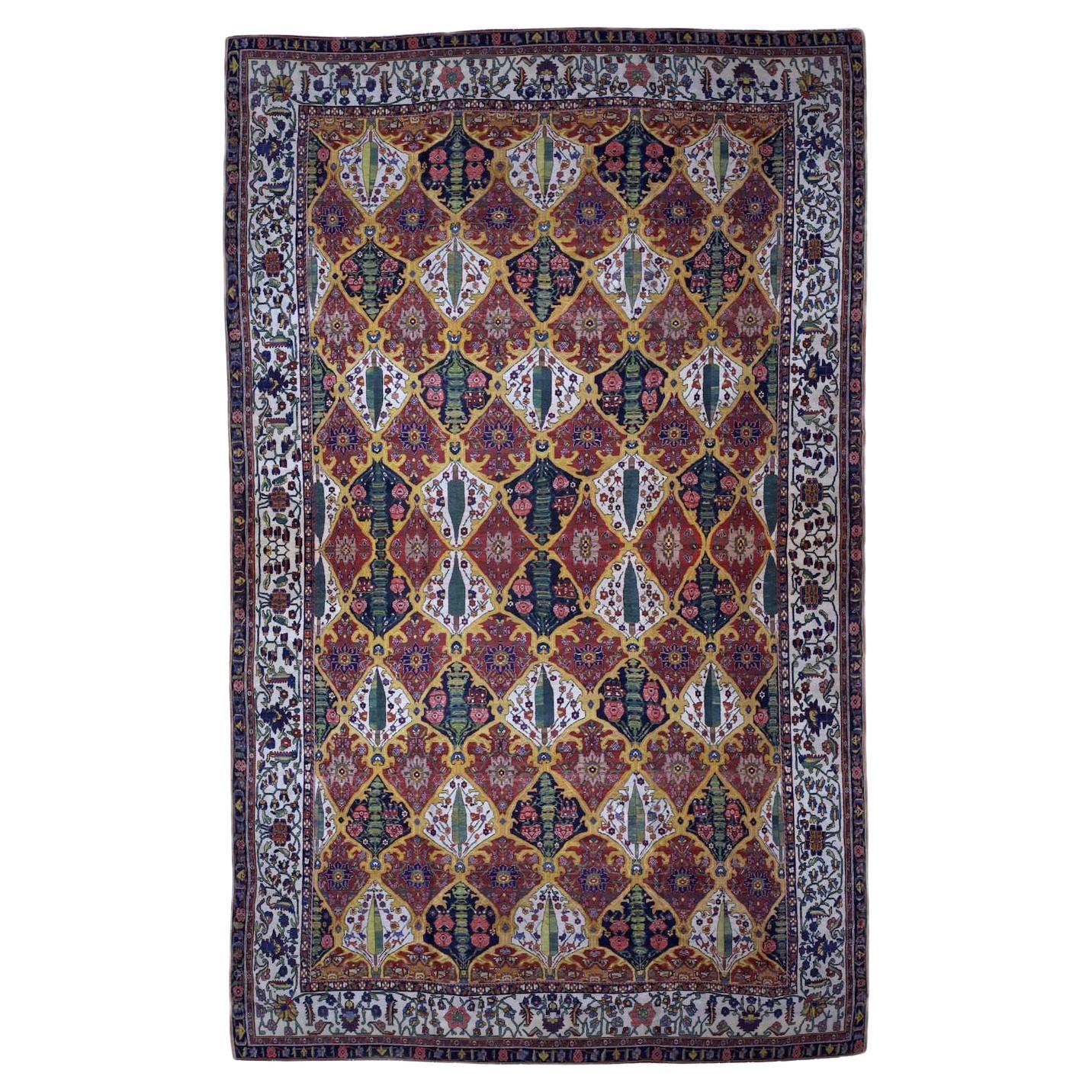 Alfombra Persa Antigua Bakhtiari 13'10" x 22'5