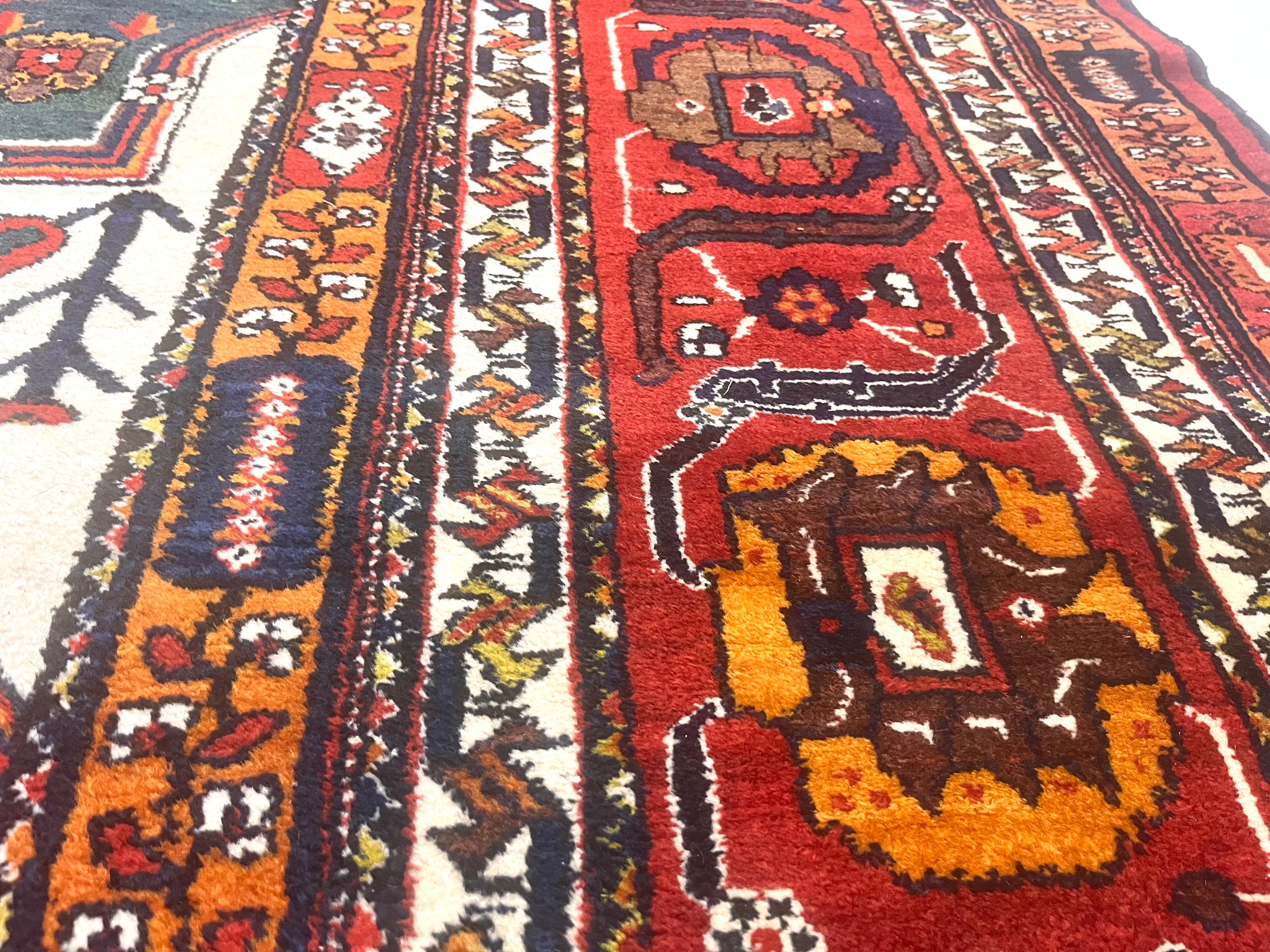 Antiker persischer Bakhtiari Teppich 13'6 x 20'5 im Angebot 2