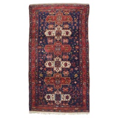 Antique Persian Bakhtiari Rug 4'9" x 8’7"