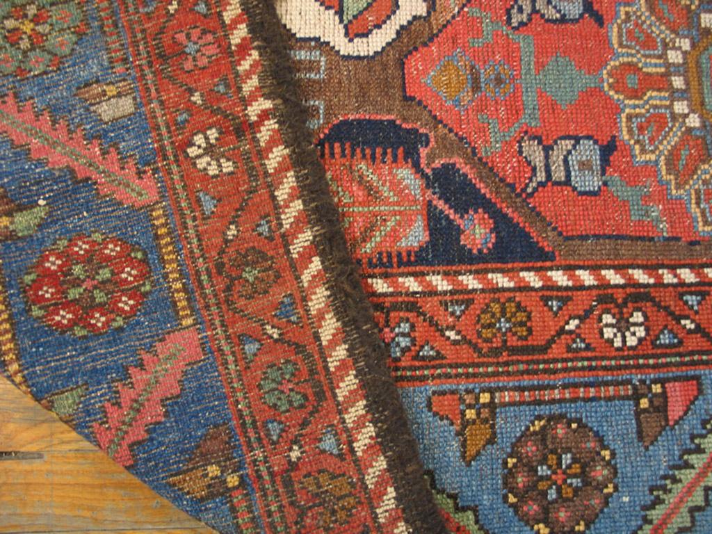 Early 20th Century Antique Persian Bakhtiari Rug For Sale
