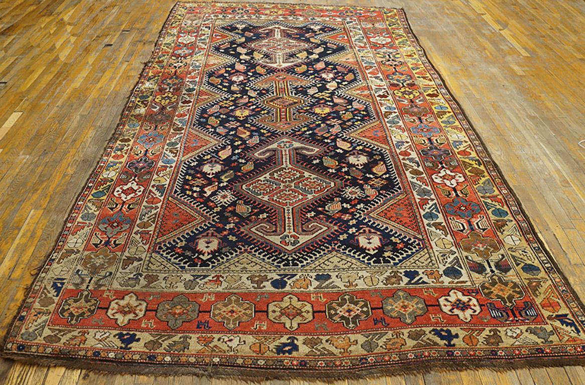 Antique Persian Bakhtiari rug 6' 6
