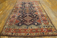 Antique Persian Bakhtiari Rug 6' 6" x 11' 10"