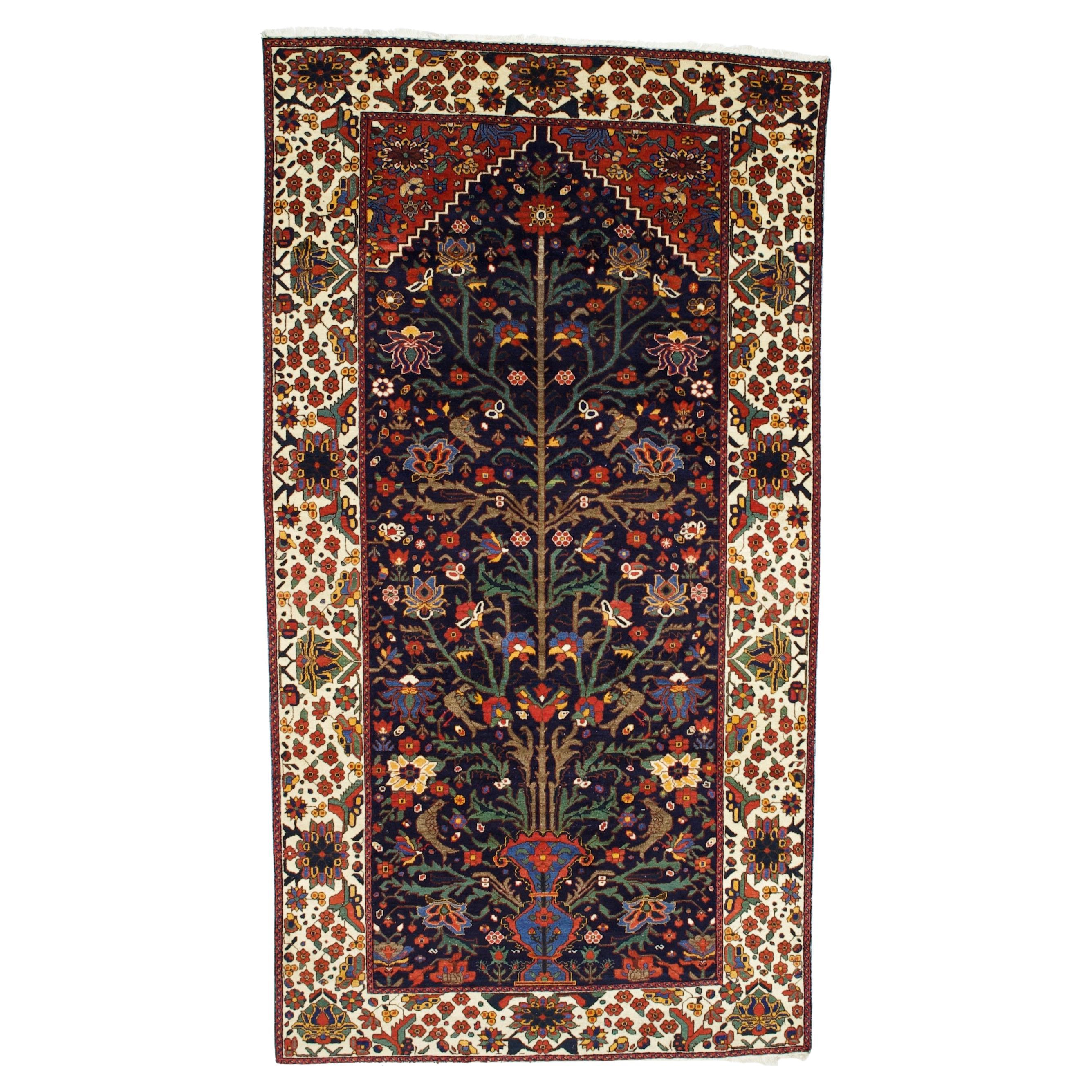 Antiker persischer Bakhtiari Teppich 6'1" x 11'4