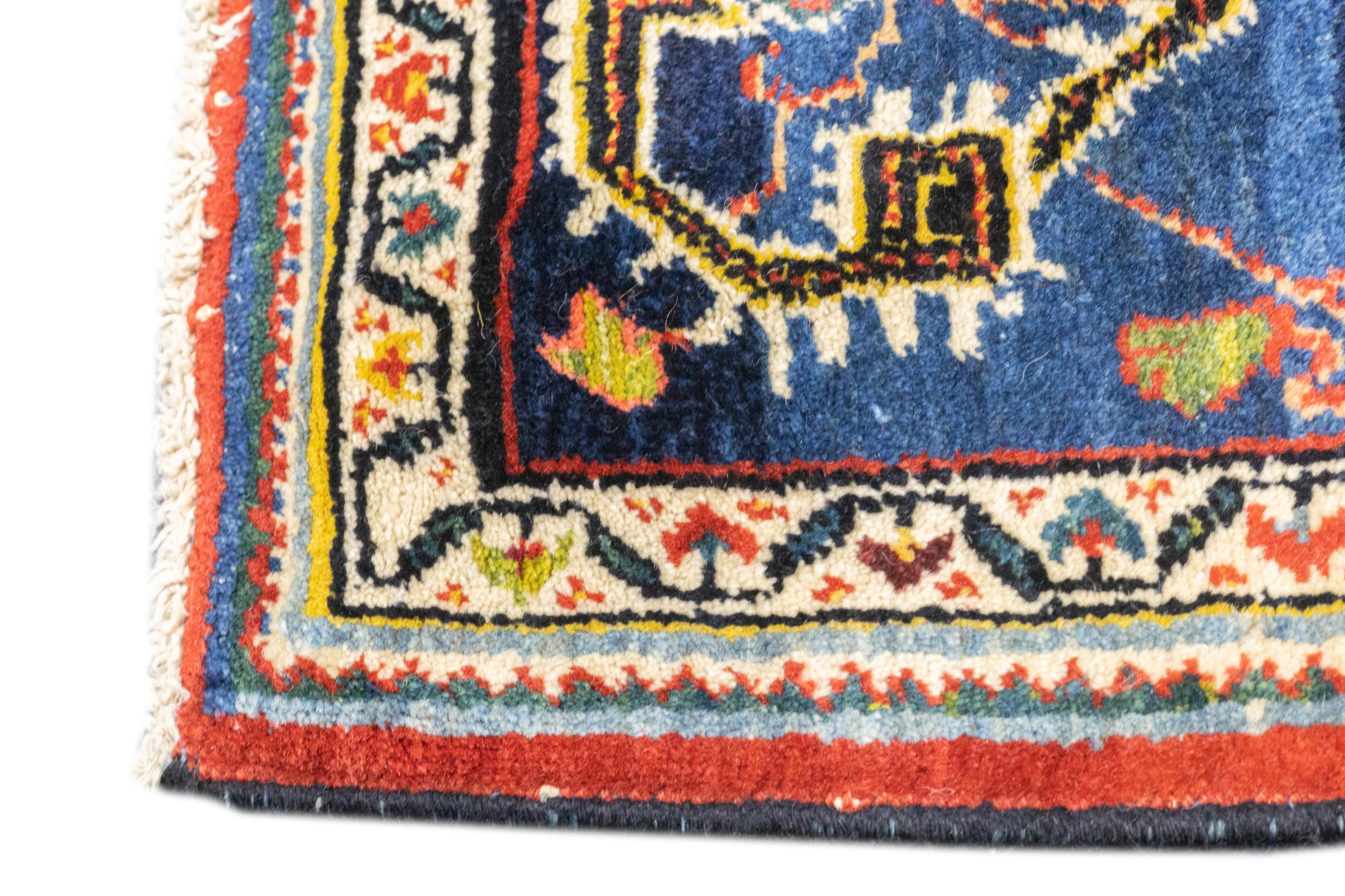Antiker persischer Bakhtiari-Teppich 8'7'' x 11'1'' im Angebot 1