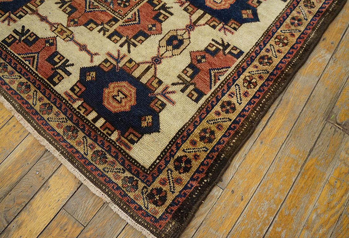 Hand-Knotted Antique Persian Bakhtiari Rug