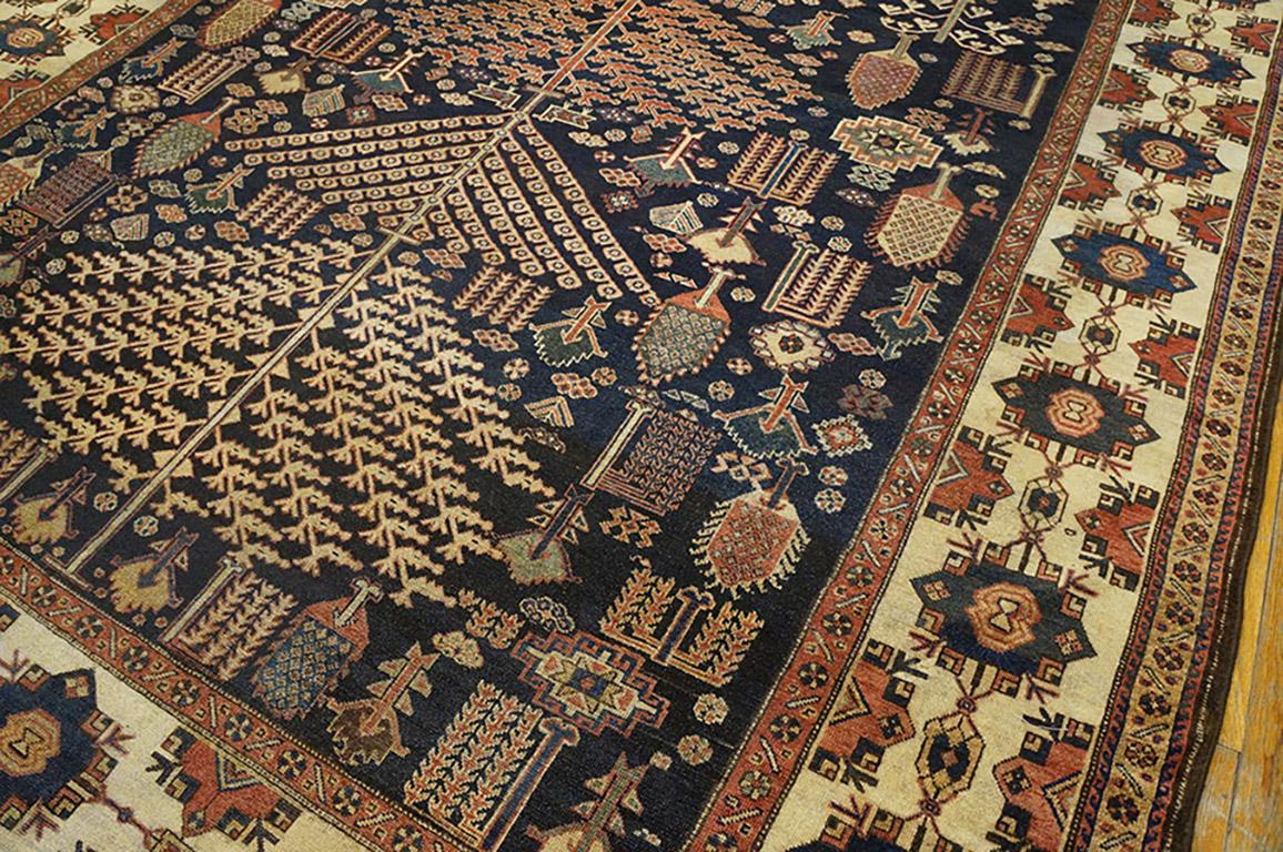 Antique Persian Bakhtiari Rug In Good Condition In New York, NY