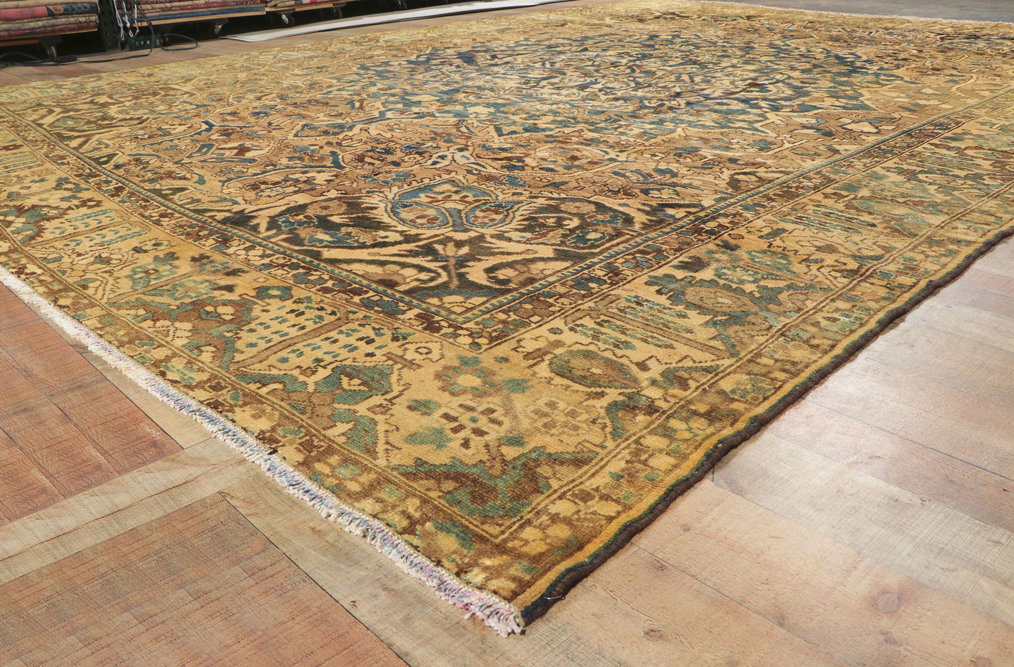 Alfombra persa Bakhtiari de 1920 en Bueno estado para la venta en Dallas, TX