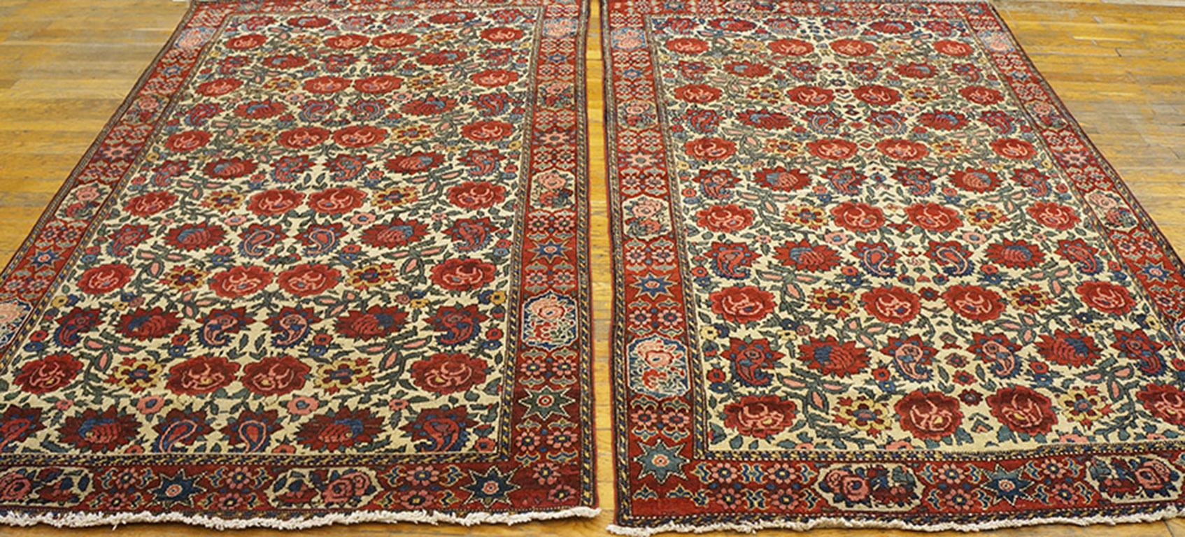 Antique Persian Bakhtiari rug, measures: 4'5