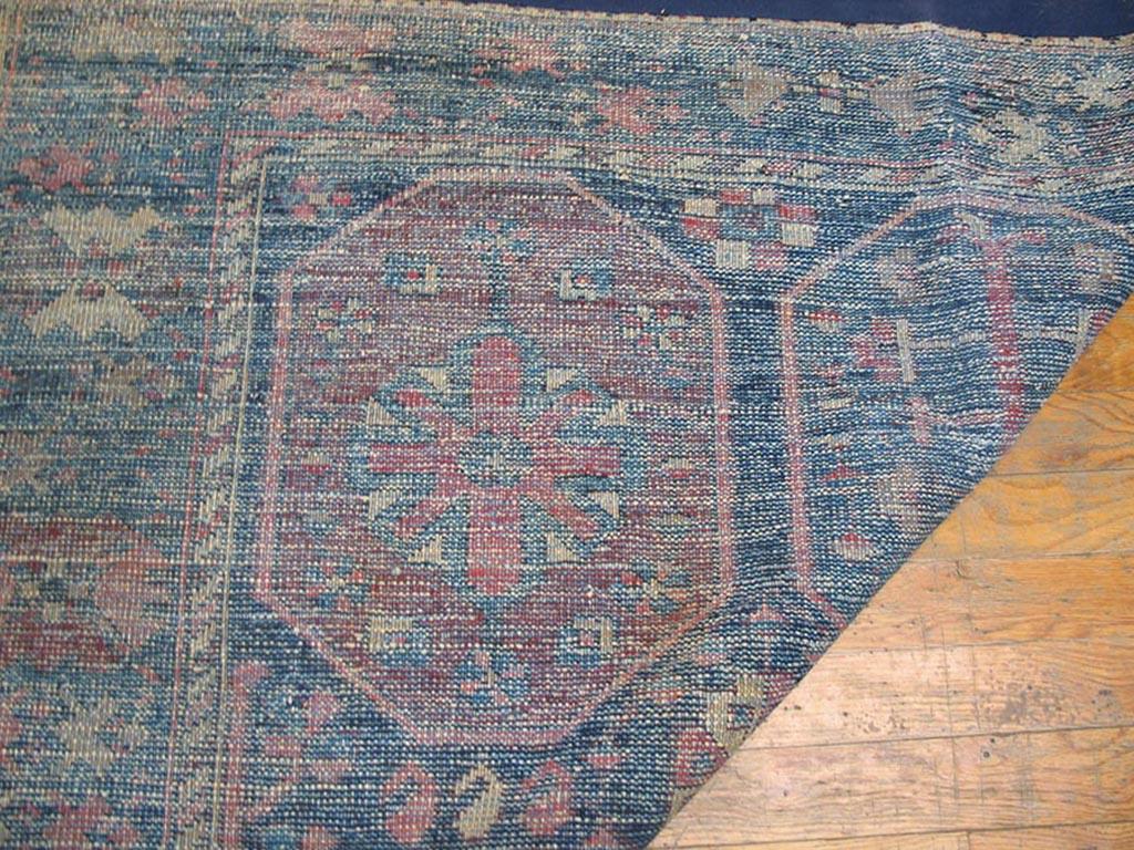 Hand-Knotted Early 20th Century Persian Bakhtiari Carpet ( 5'2