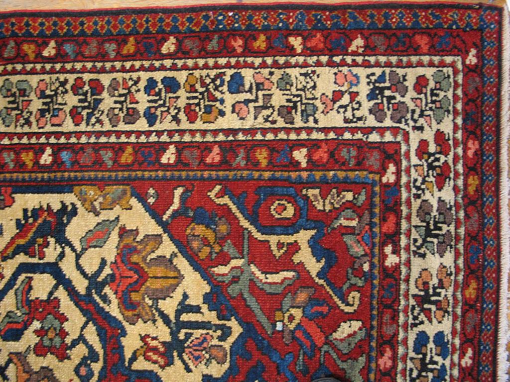 Indian Antique Persian Bakhtiari Rug 4' 6