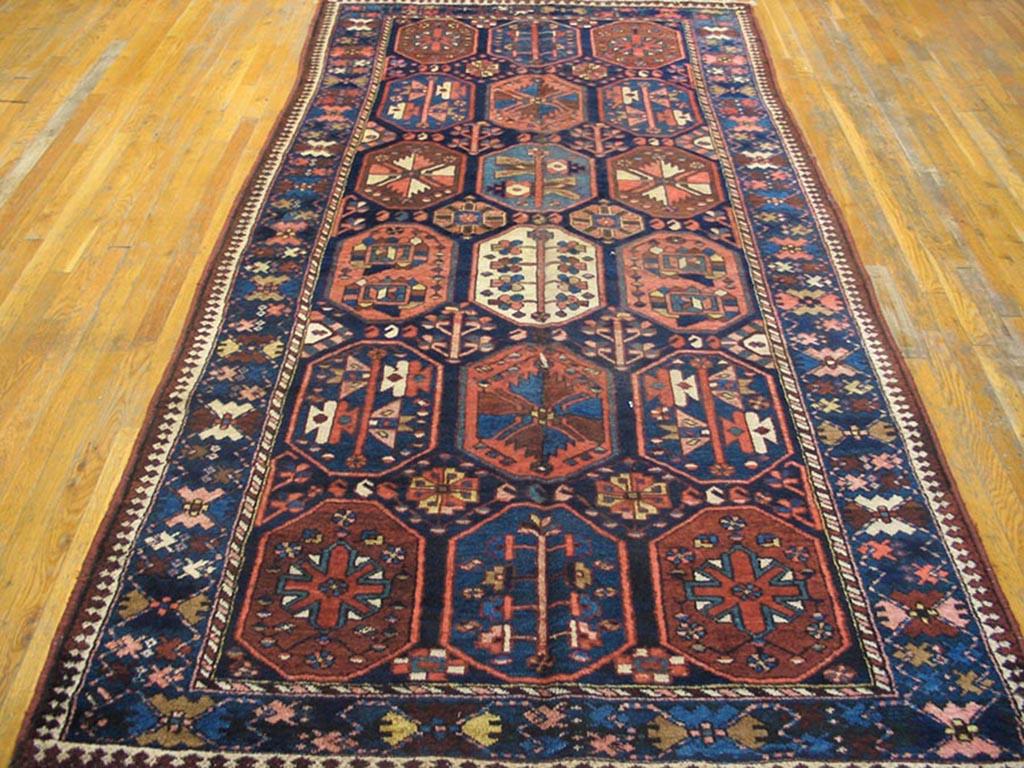 Early 20th Century Persian Bakhtiari Carpet ( 5'2