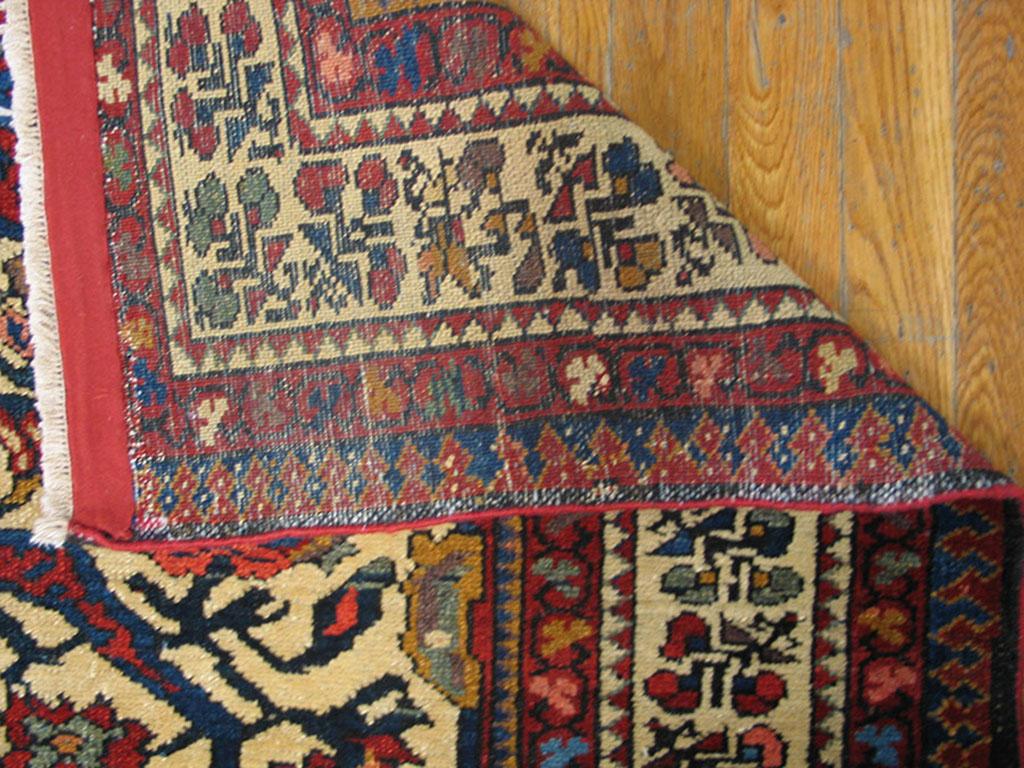 Antique Persian Bakhtiari Rug 4' 6