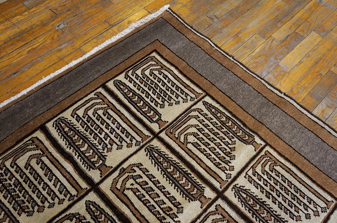 Milieu du XXe siècle Tapis de jardin Bakhtiary de la Perse du Sud du début du 20e siècle ( 7'1
